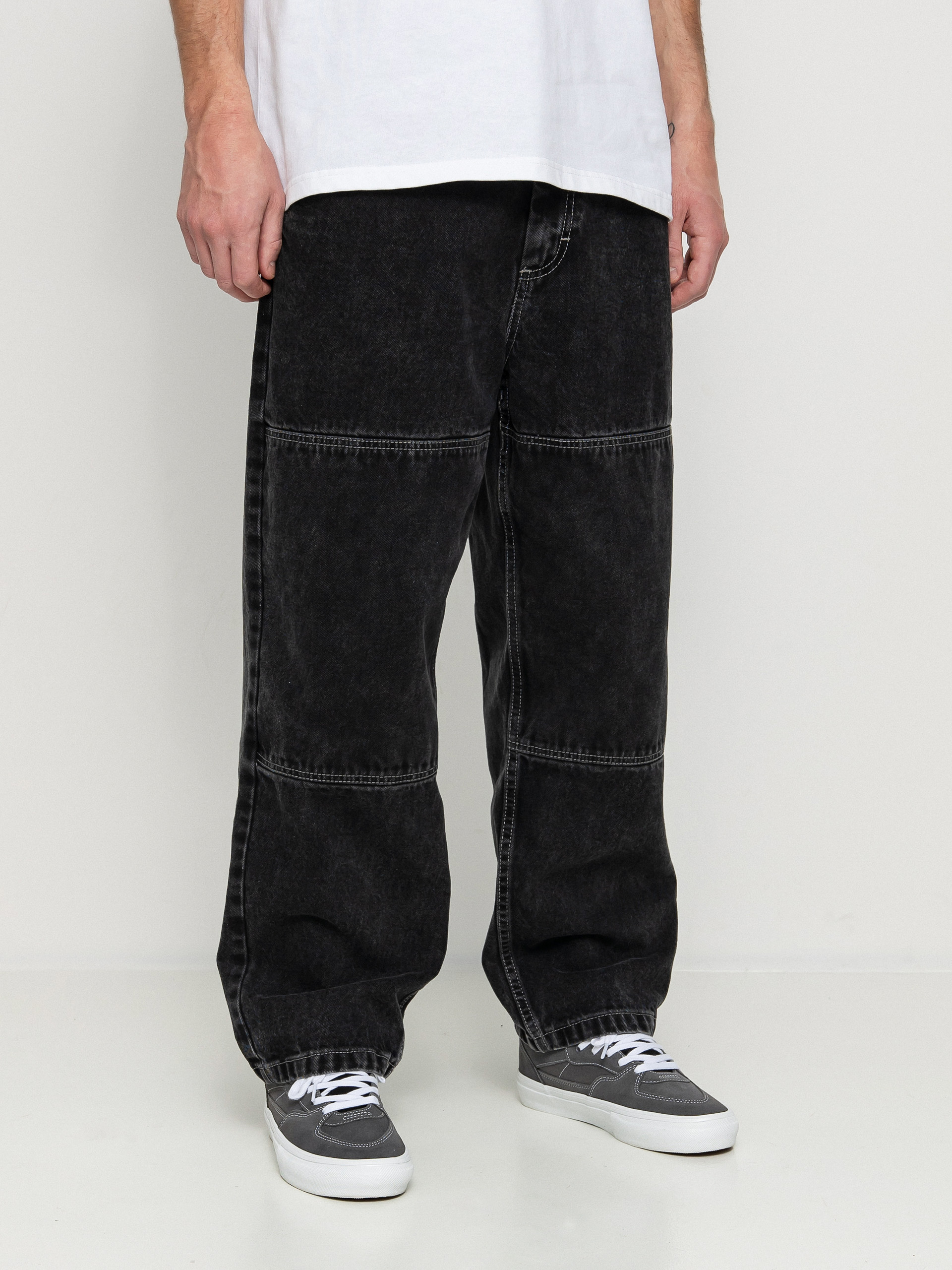 POLAR 93! WORK PANTS - WASHED BLACK - KINGSWELL - Los Feliz