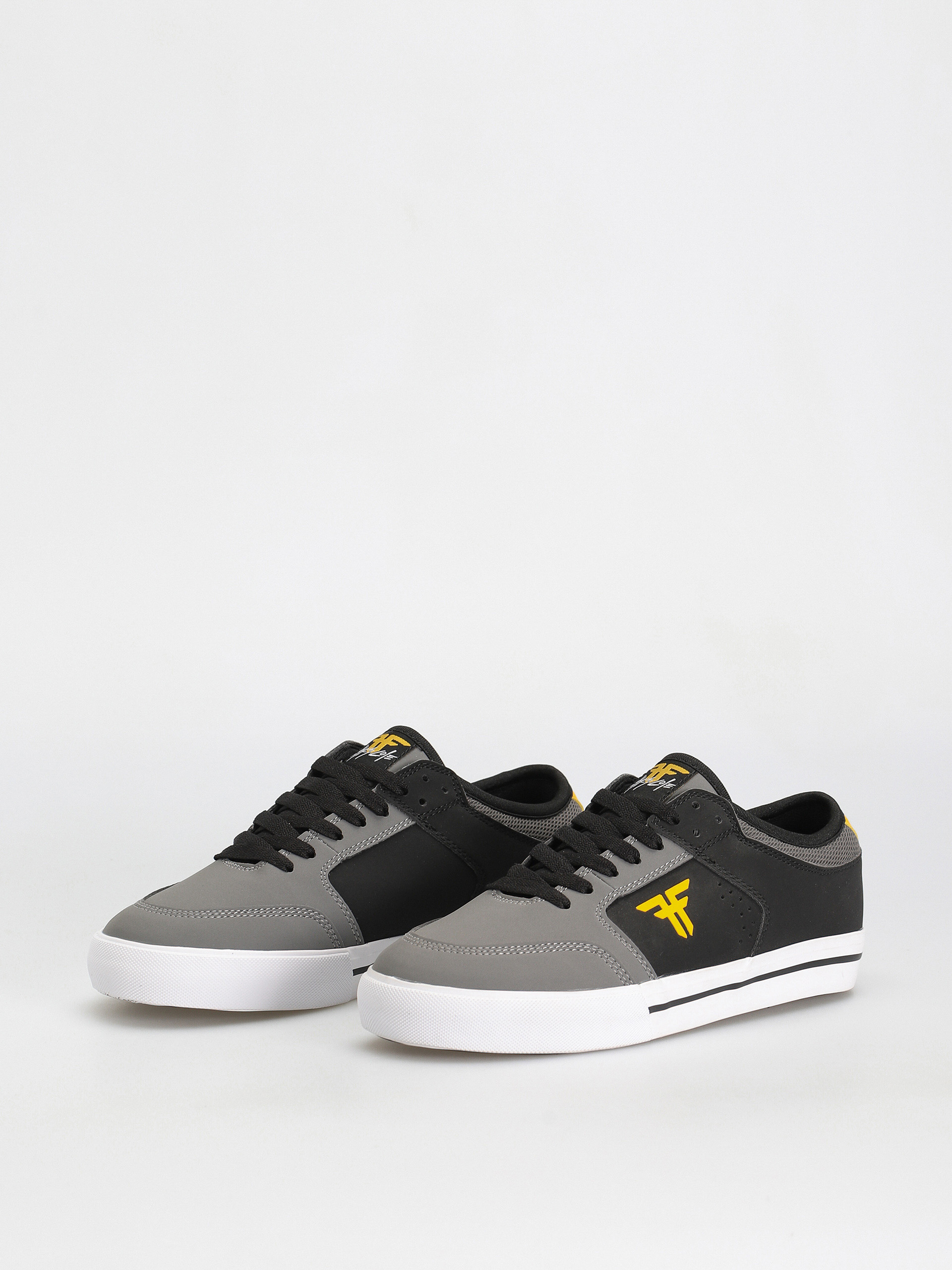 Fallen Ripper Shoes (black/gray/yellow vegan chris cole)