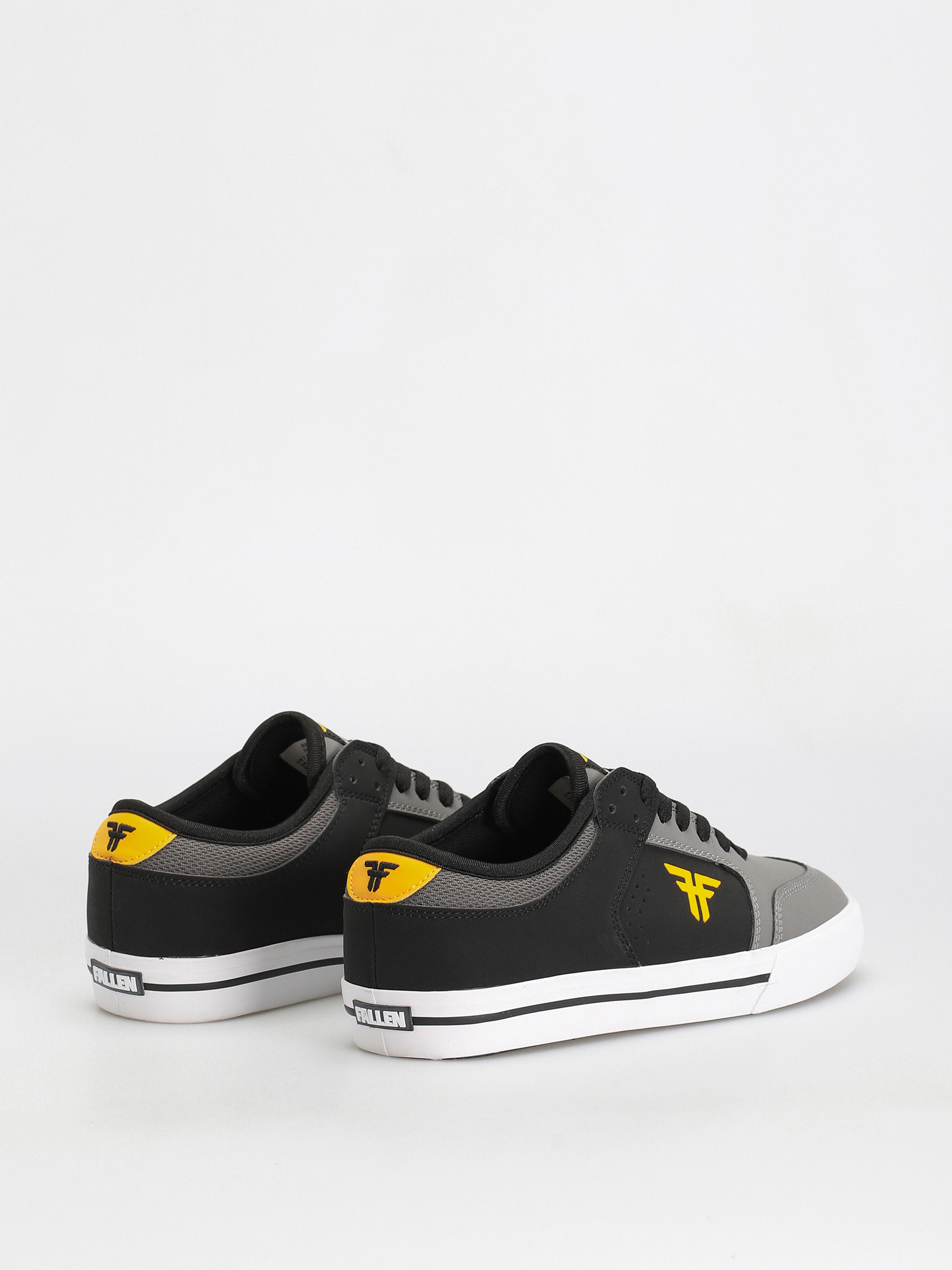 Fallen Ripper Shoes (black/gray/yellow vegan chris cole)