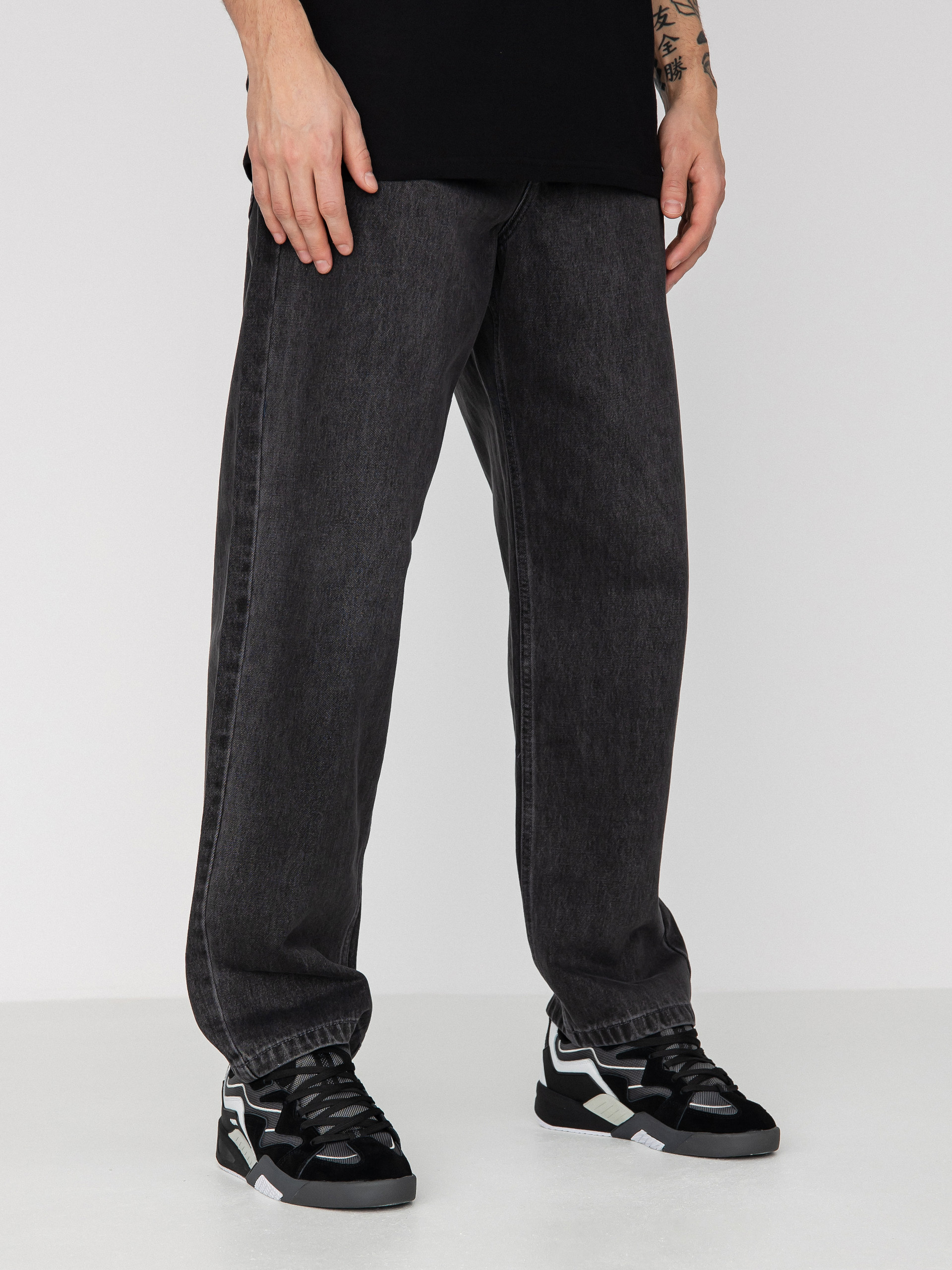 MassDnm Craft Jeans Baggy Fit Hose (black washed)