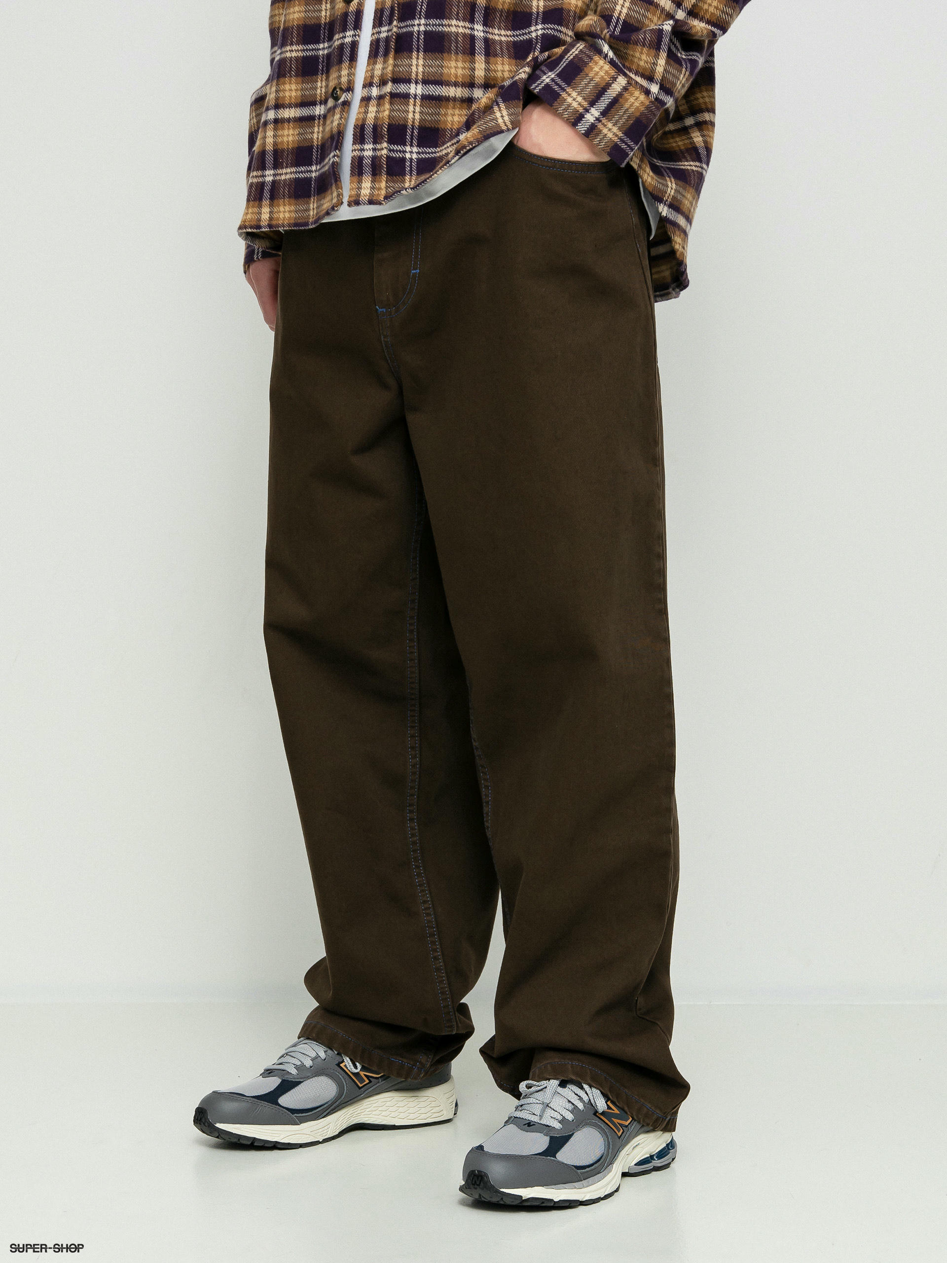 Polar Skate Big Boy Jeans Hose (brown/blue)