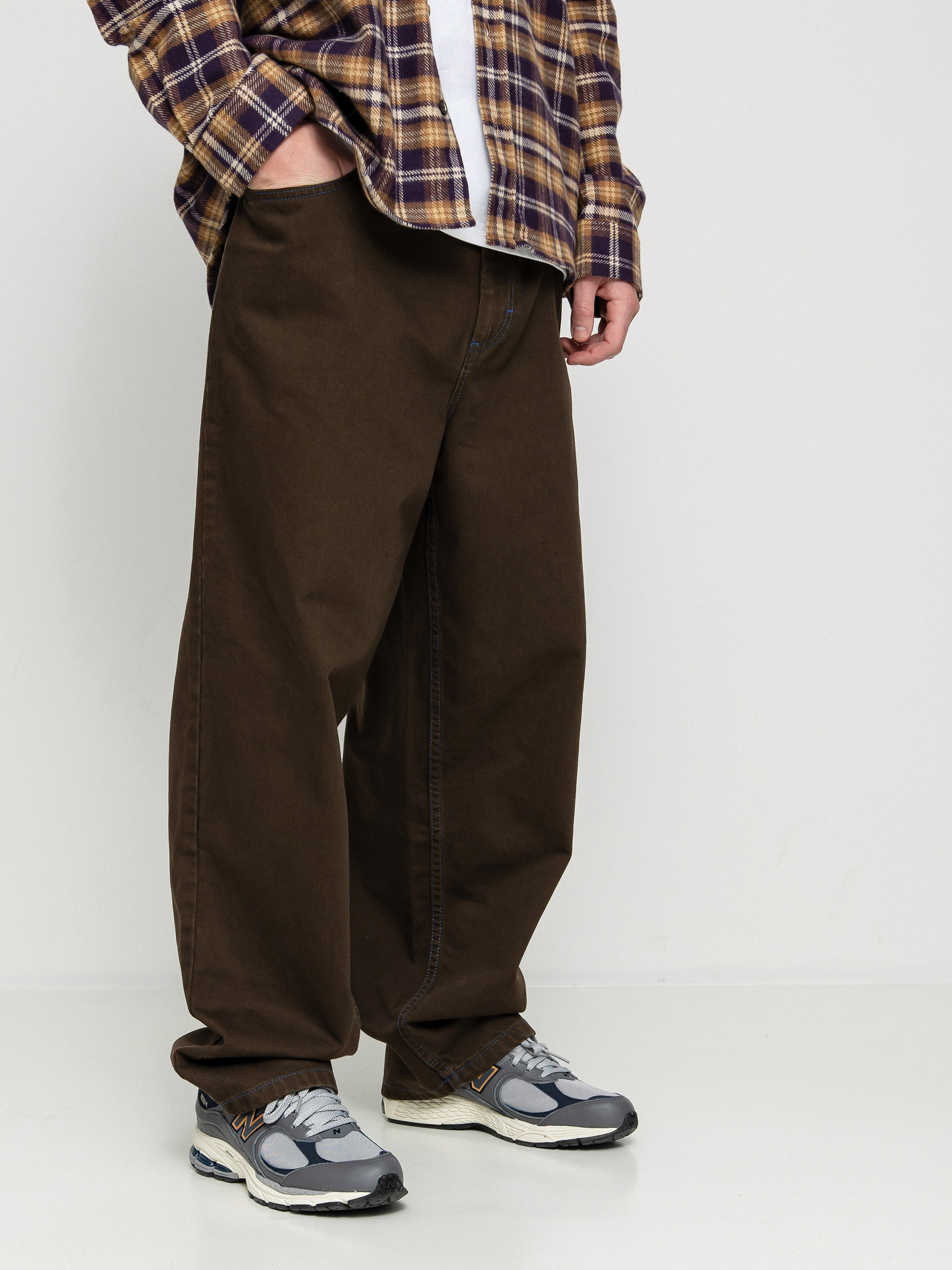 Polar Skate Big Boy Jeans Pants - brown (brown/blue)