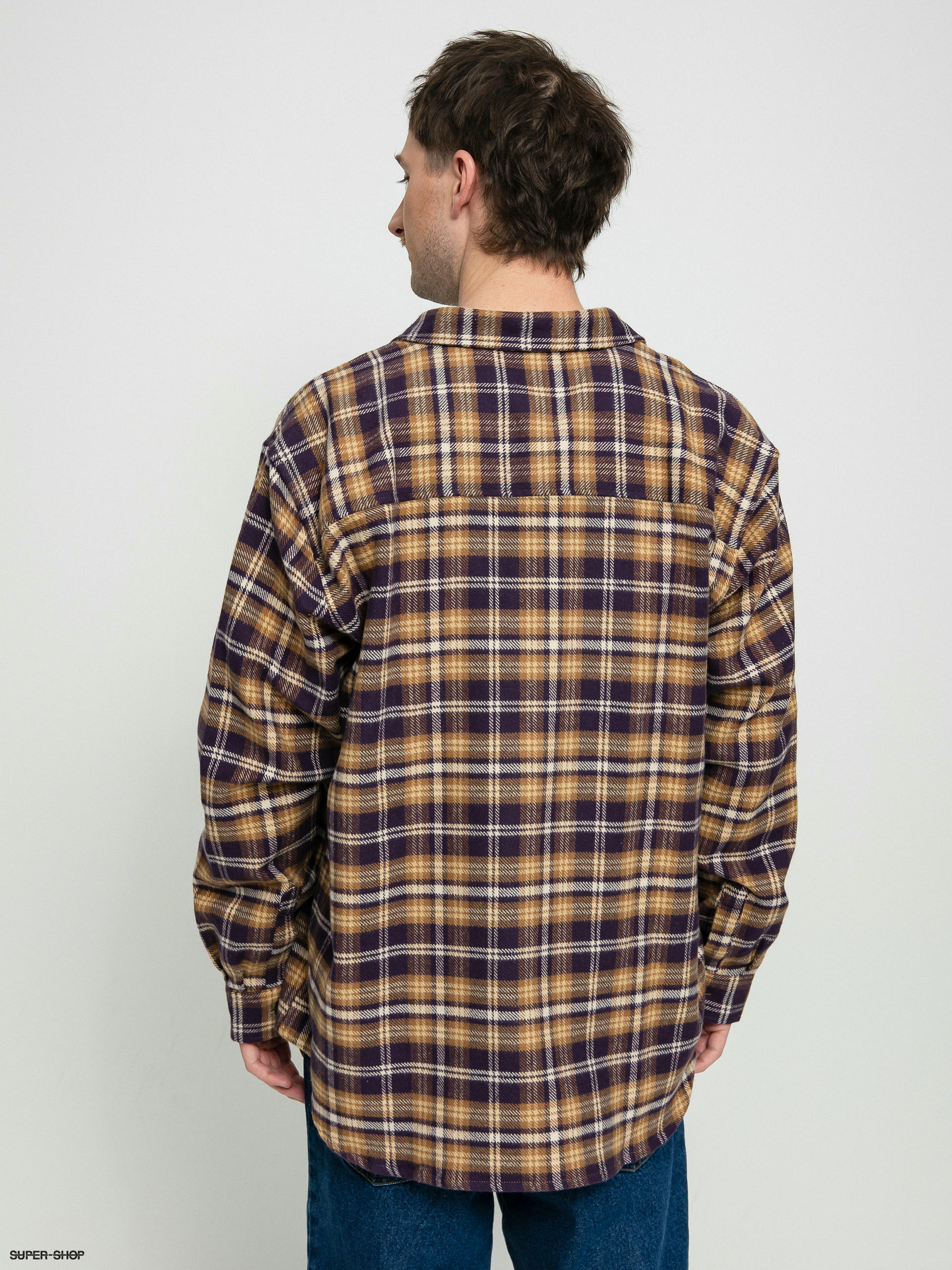 Polar Skate Flannel Shirt (plum)