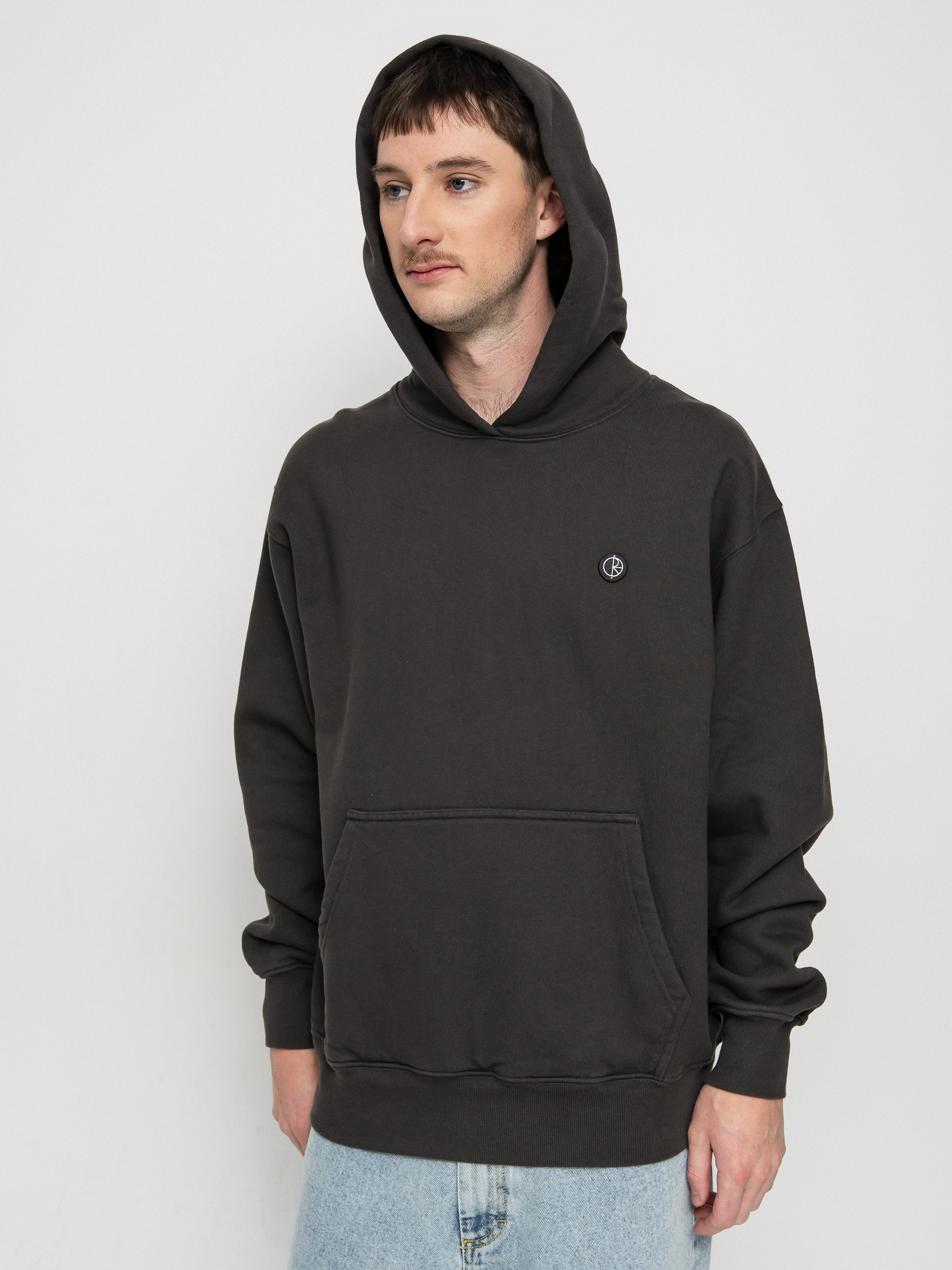 Polar Skate Patch HD Hoodie - black (dirty black)