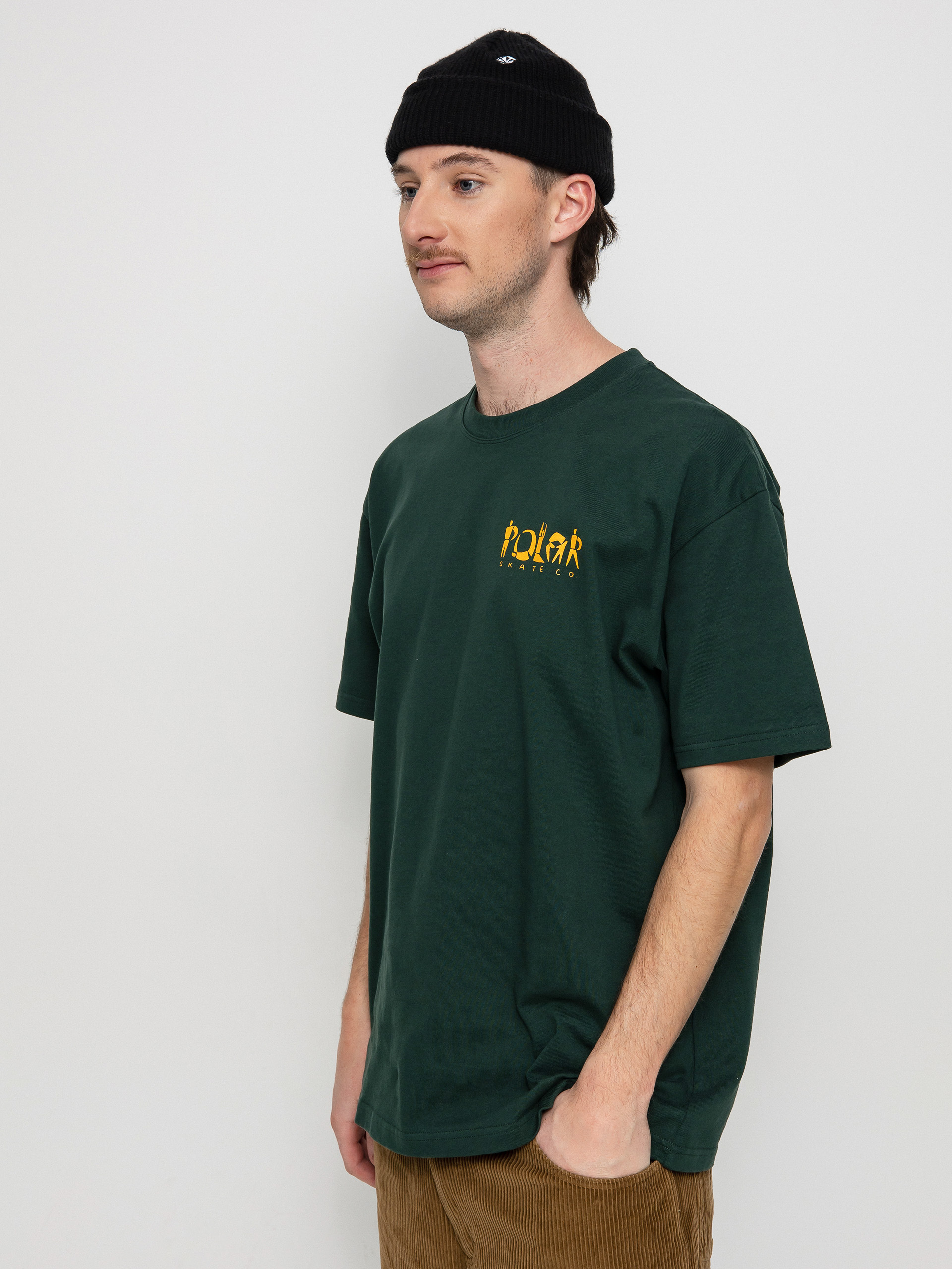 Polar Skate Group Logo T-shirt (dark green)