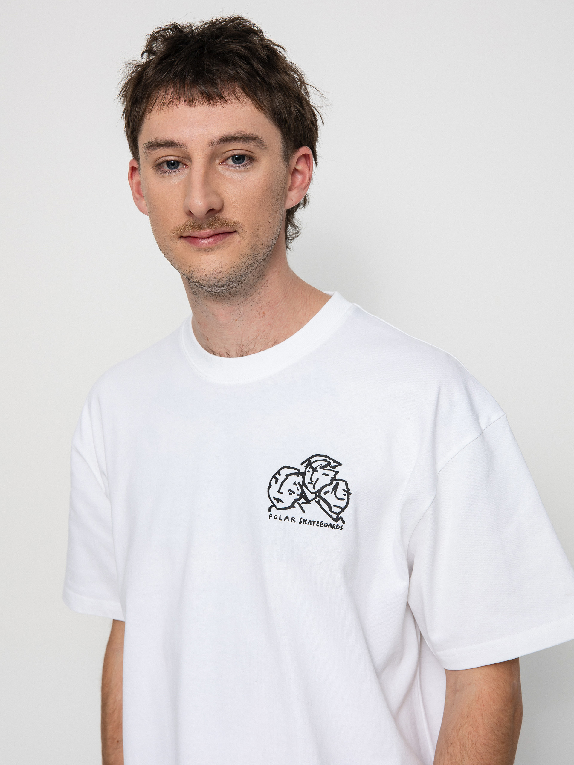 Polar Skate Lunch Doodle T-shirt (white)
