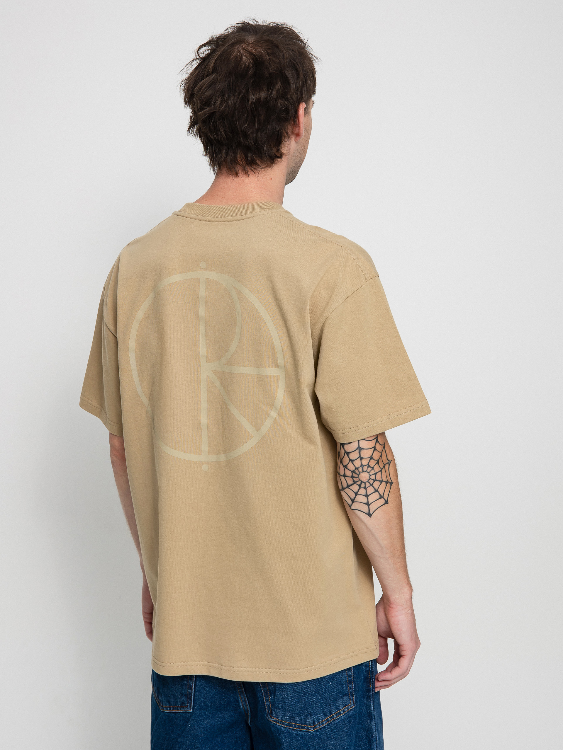 Polar Skate Stroke Logo T-shirt (antique gold)