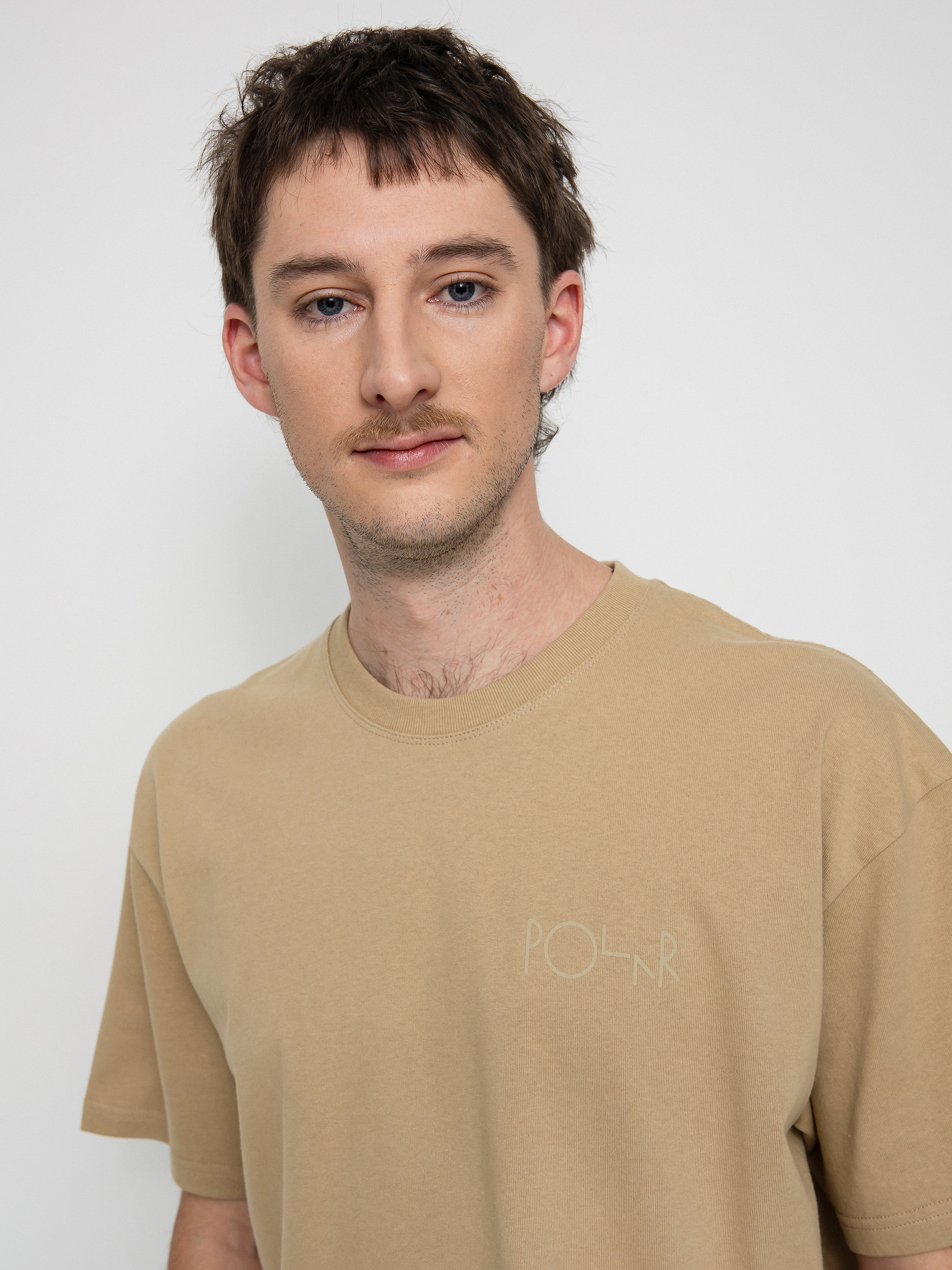 Polar Skate Stroke Logo T-Shirt (antique gold)