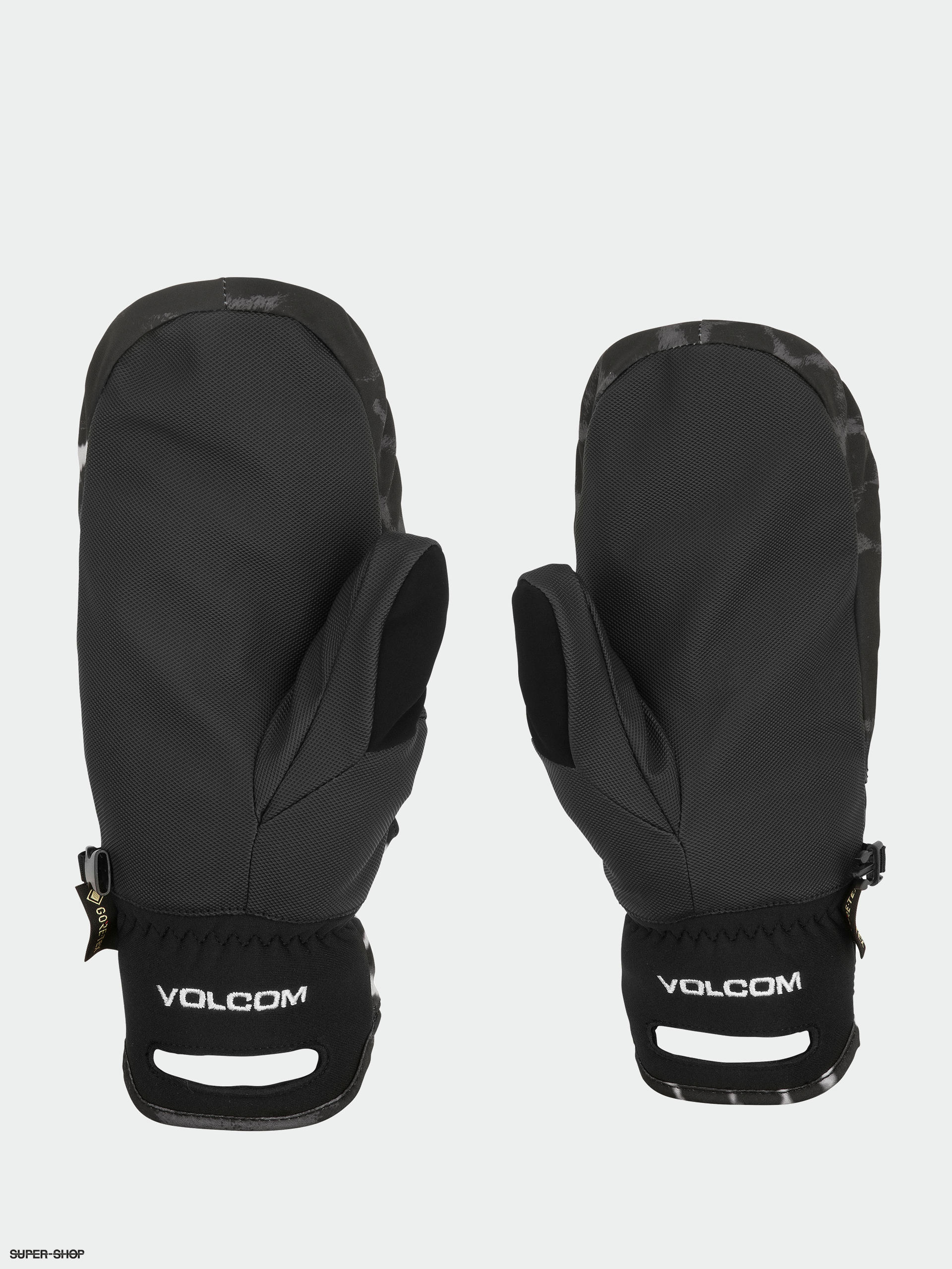 Volcom Stay Dry Gore Tex Mitt Gloves (black giraffe)