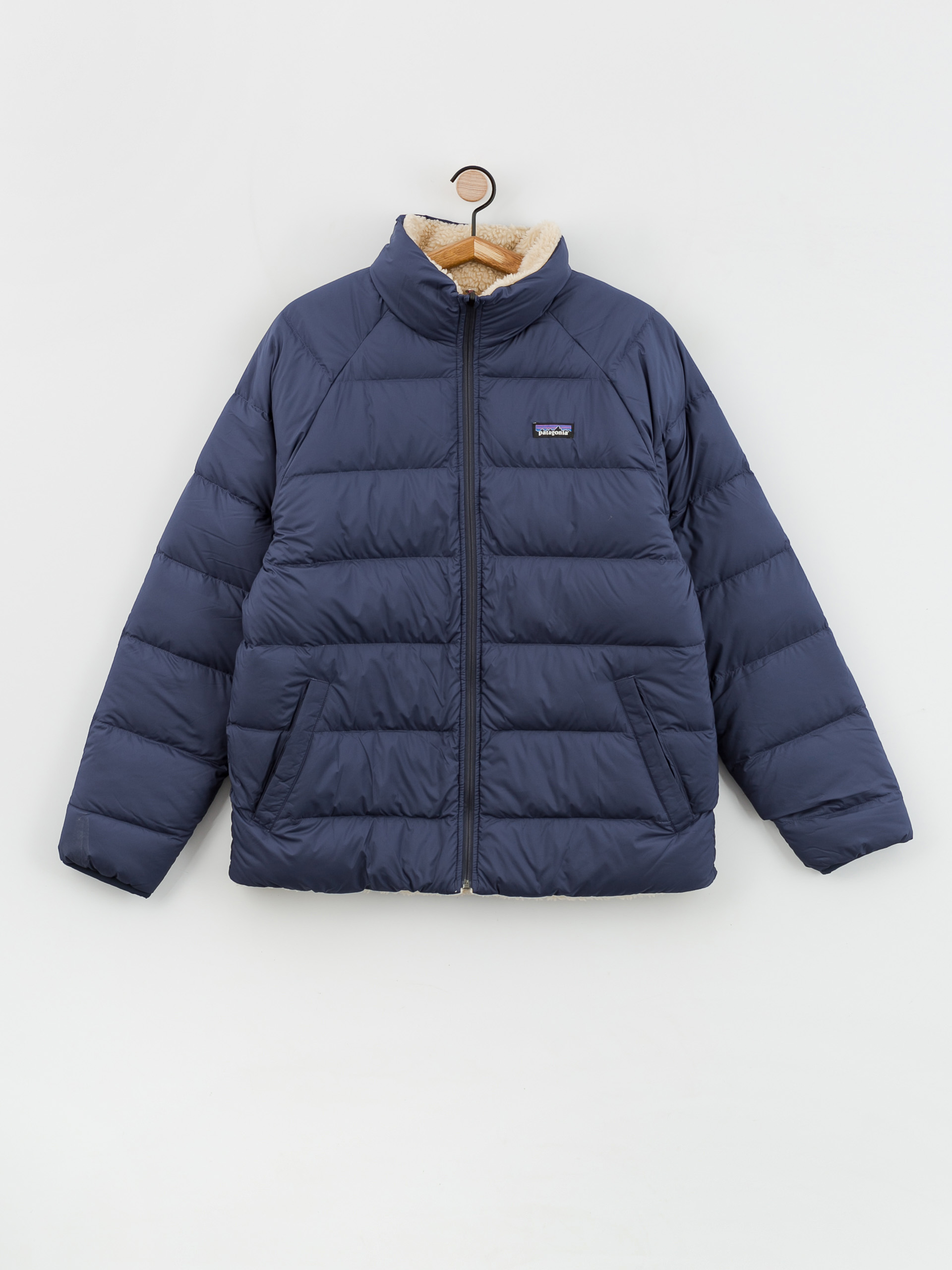 Patagonia Reversible Silent Down Jacket (new navy)