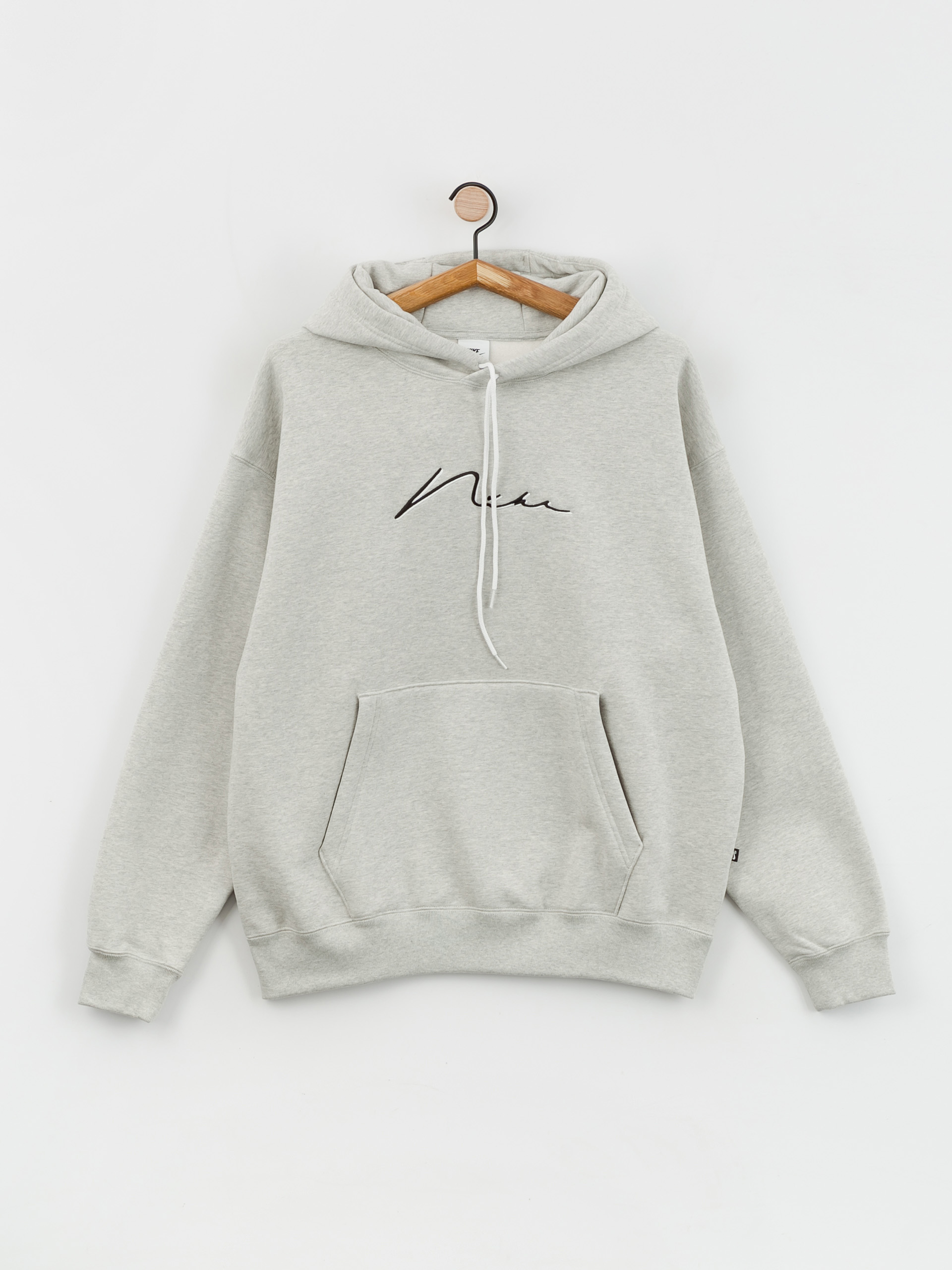 Nike SB Hand Scrpt Logo HD Hoodie (grey heather/white)