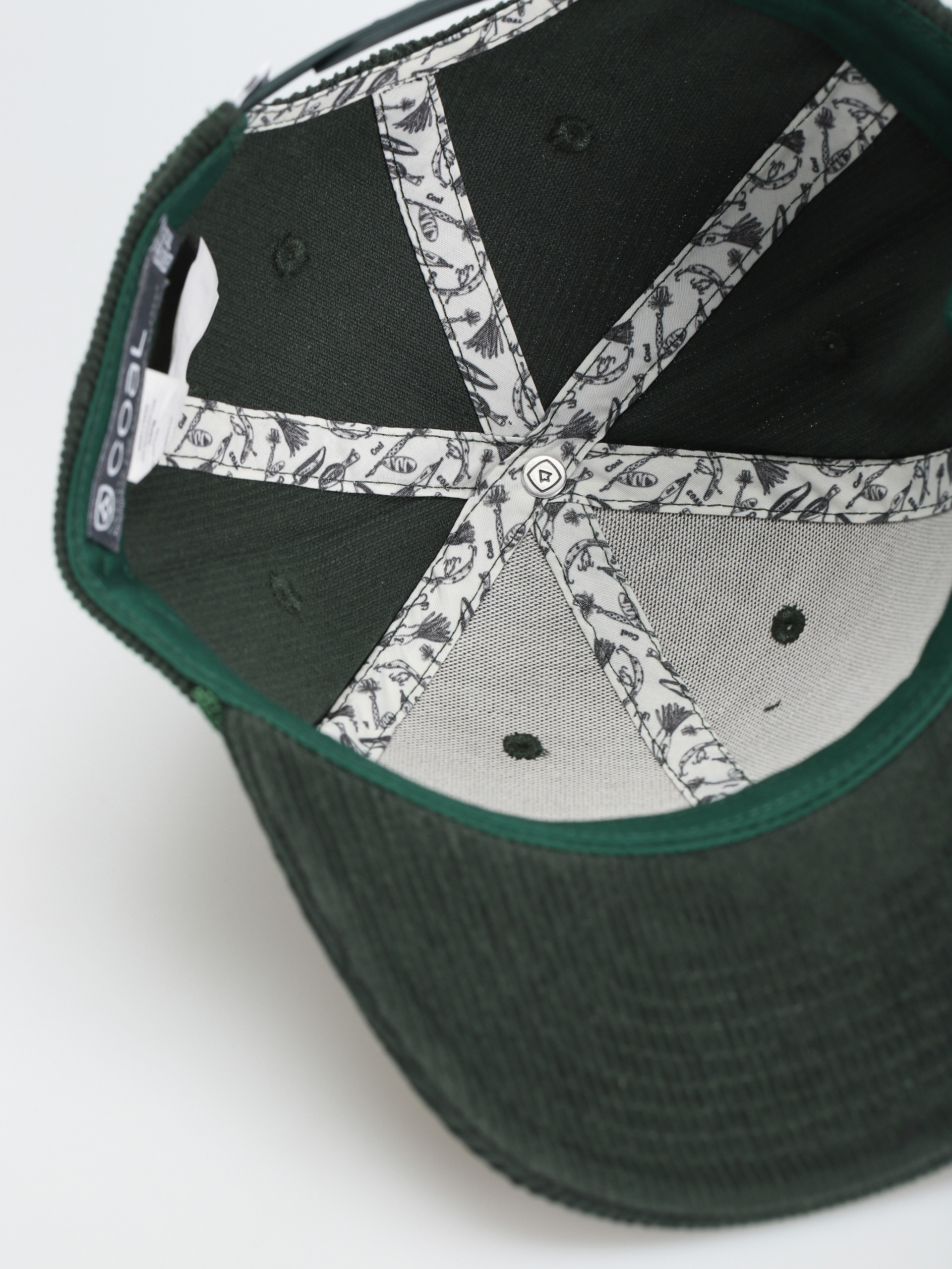 Coal The Wilderness Low Cap (dark green fish)