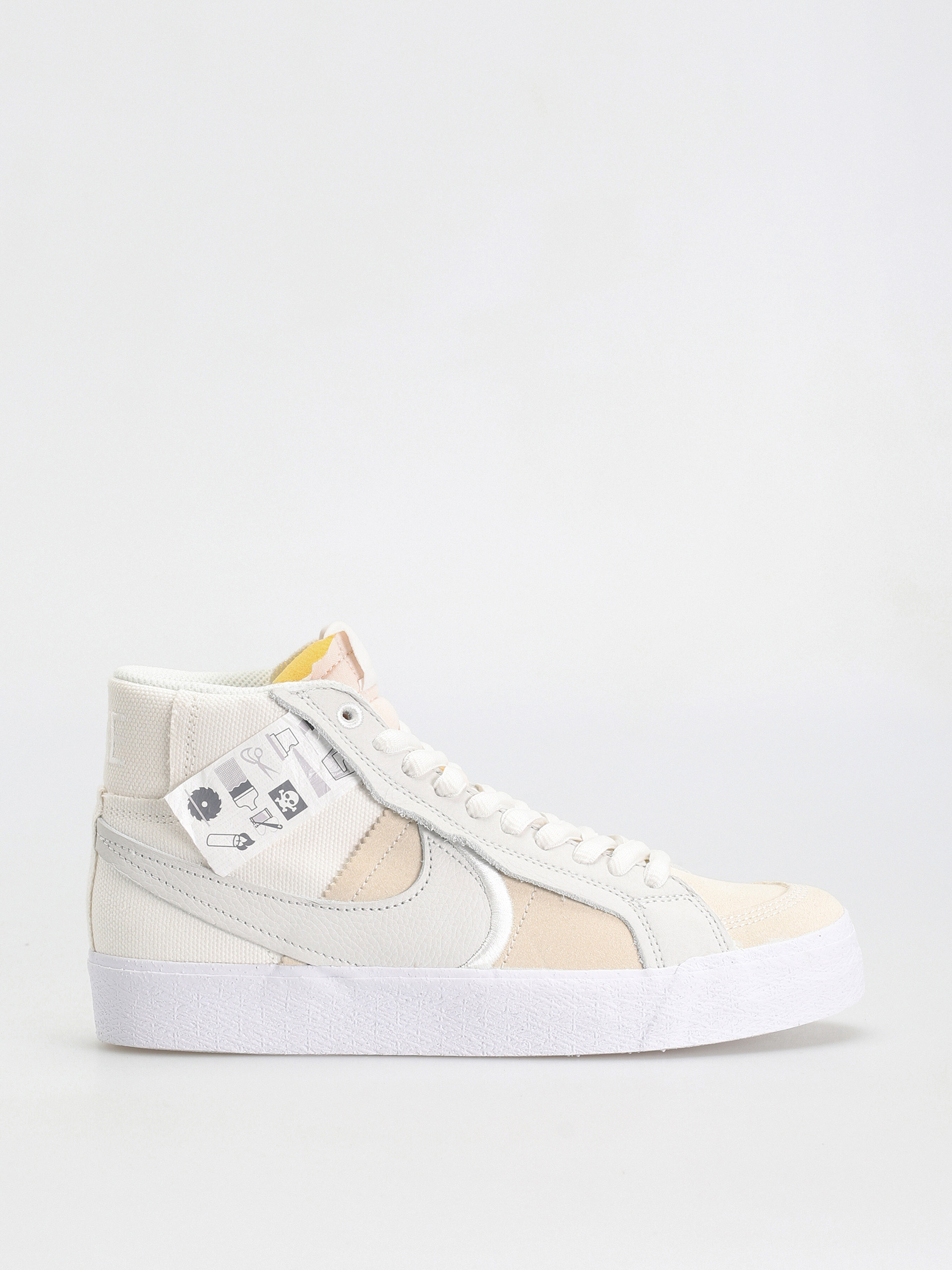 Nike SB Zoom Blazer Mid Prm Schuhe (summit white/summit white)