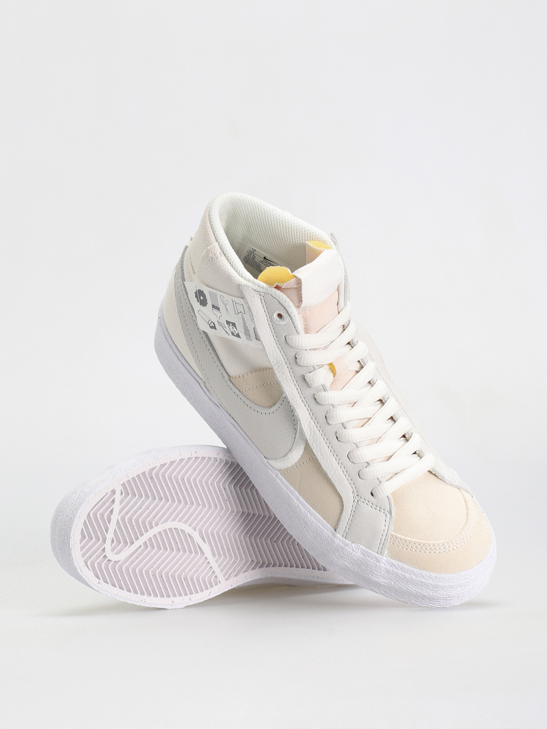 Nike SB Zoom Blazer Mid Prm Schuhe (summit white/summit white)