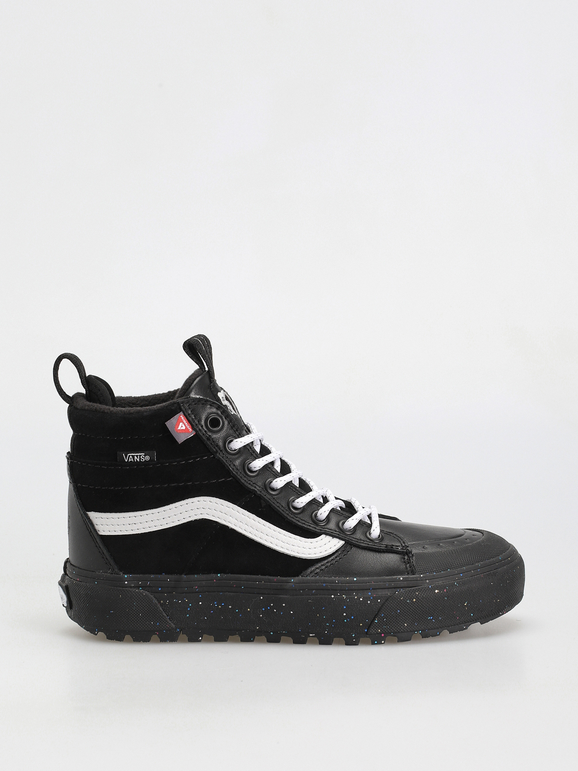 vans glitter negro