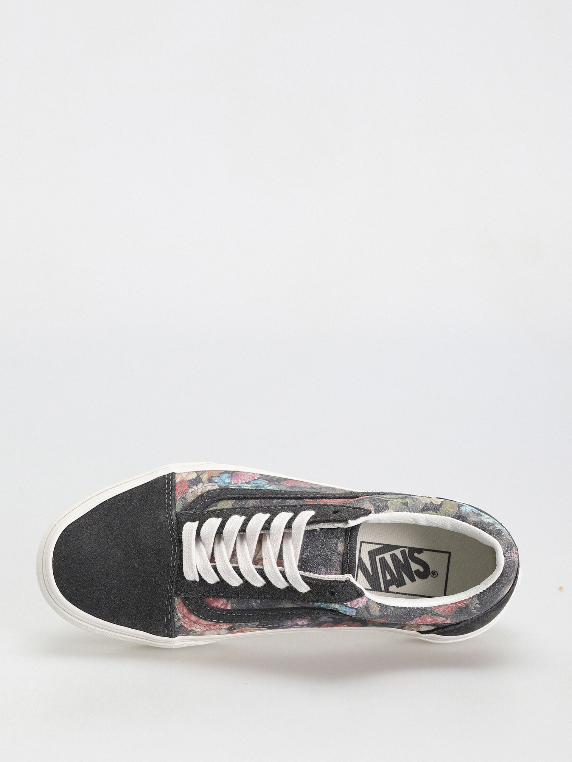 Vans Old Skool Shoes (moody floral grey/white)