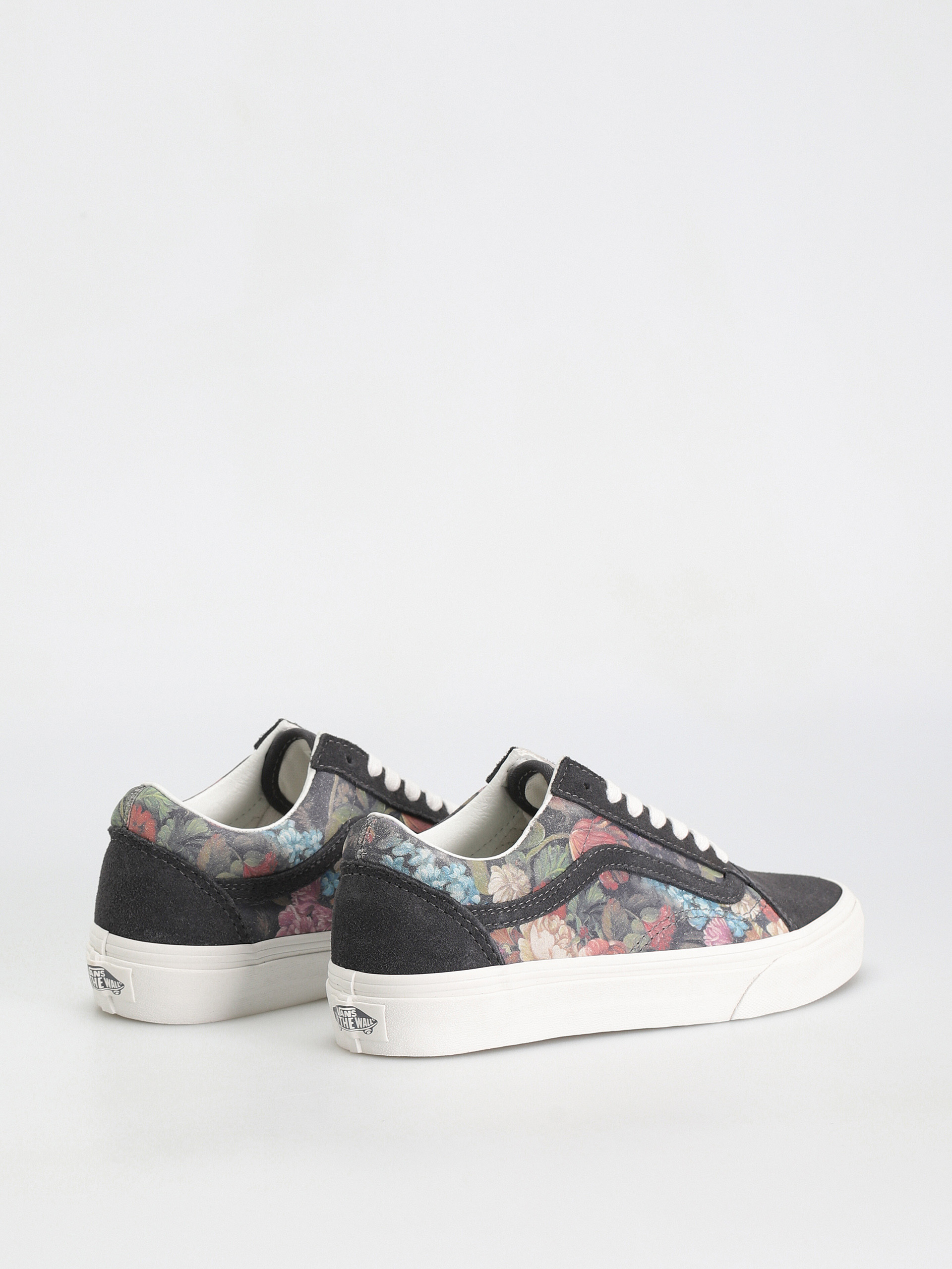 Vans Old Skool Shoes (moody floral grey/white)