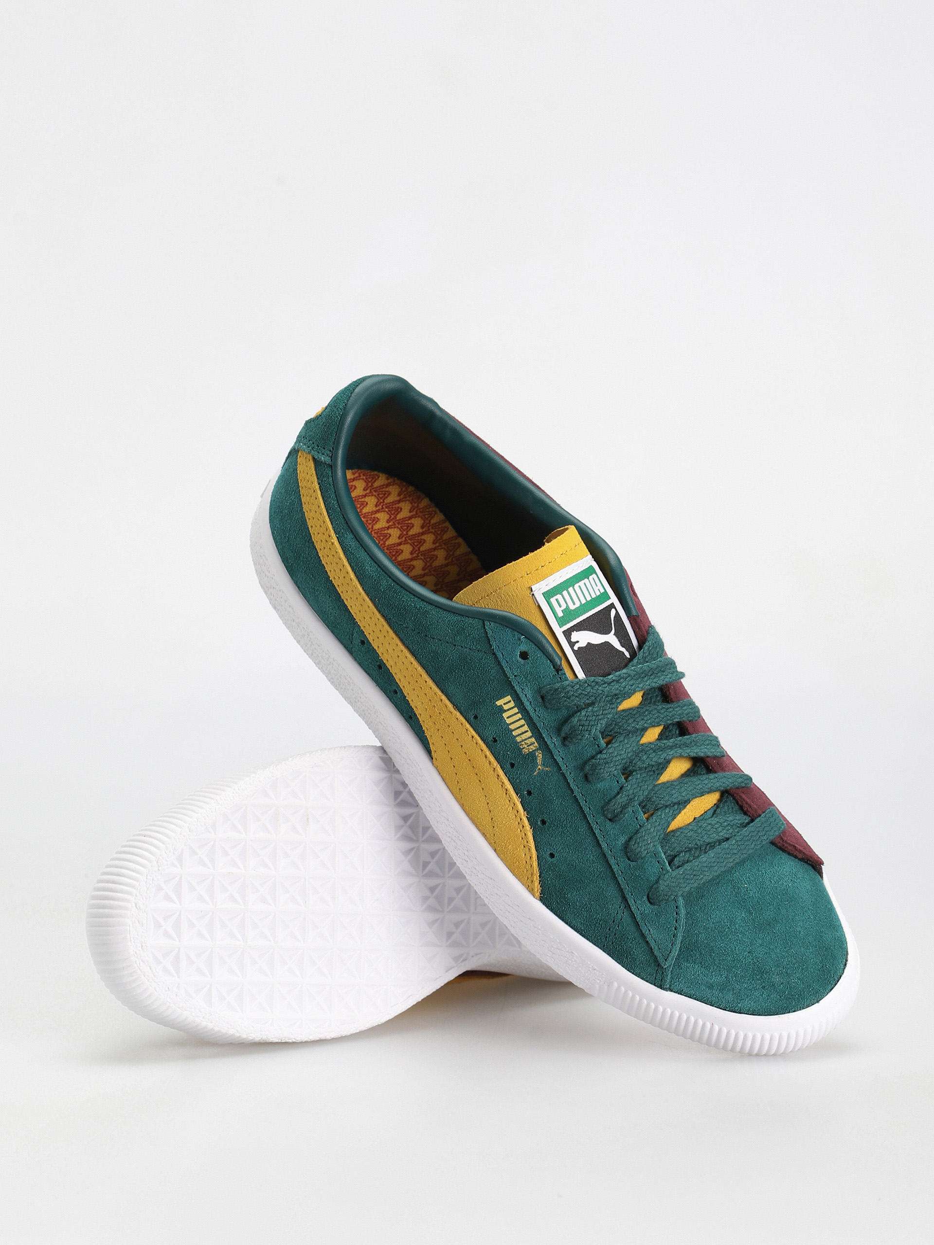 Puma Suede Vtg Teams Shoes green (varsity green/mustard seed