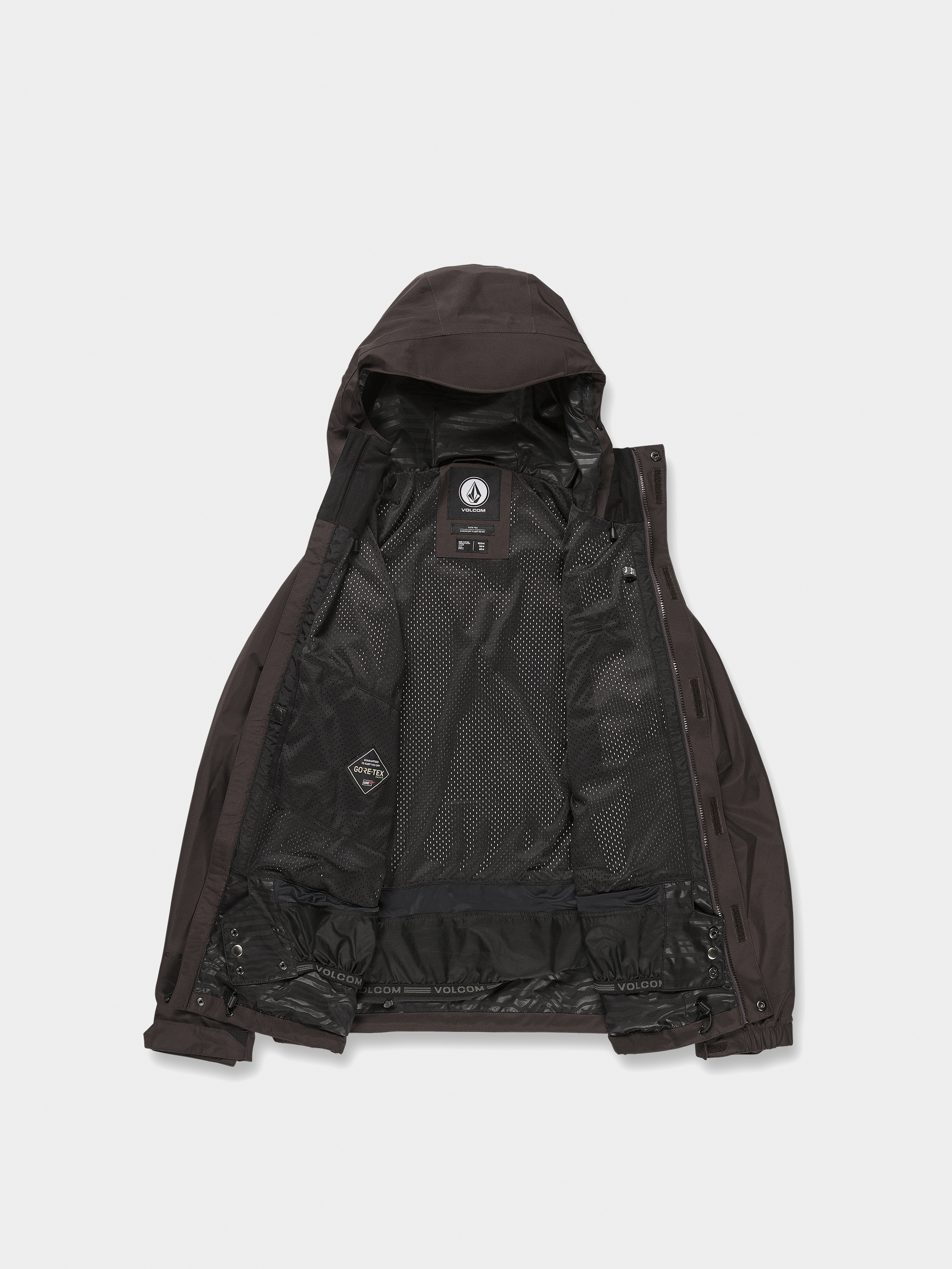 Mens Volcom Dua Gore Tex Snowboard jacket (brown)