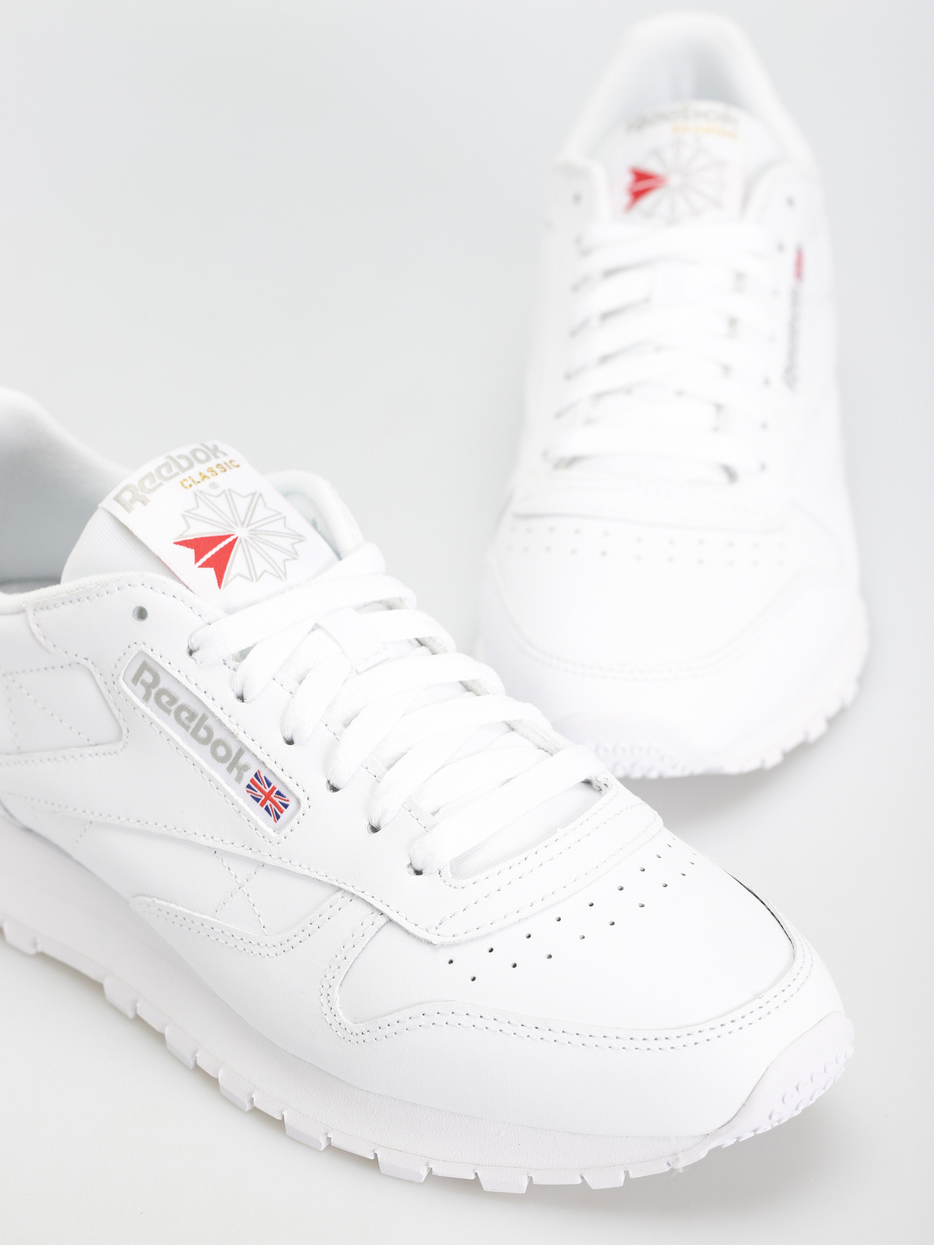 Reebok Classic Leather Shoes (ftwwht/ftwwht/pugry3)