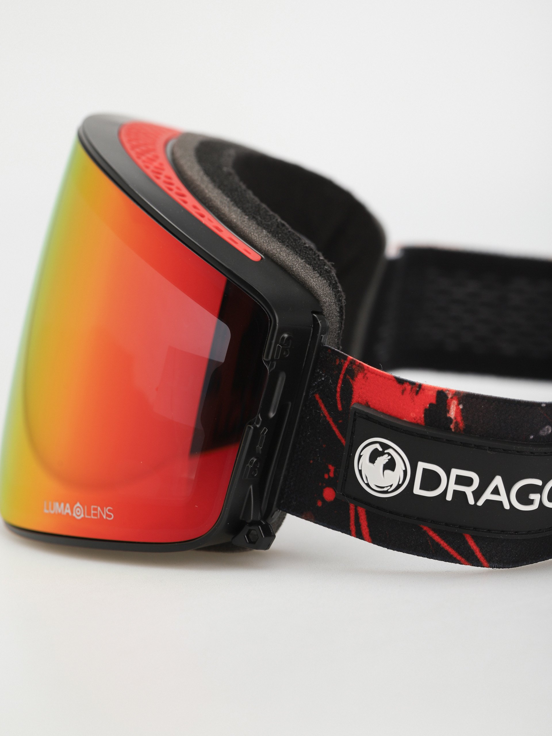 Dragon PXV2 Goggles - black (koi/lumalens red ion/lumalens light rose)