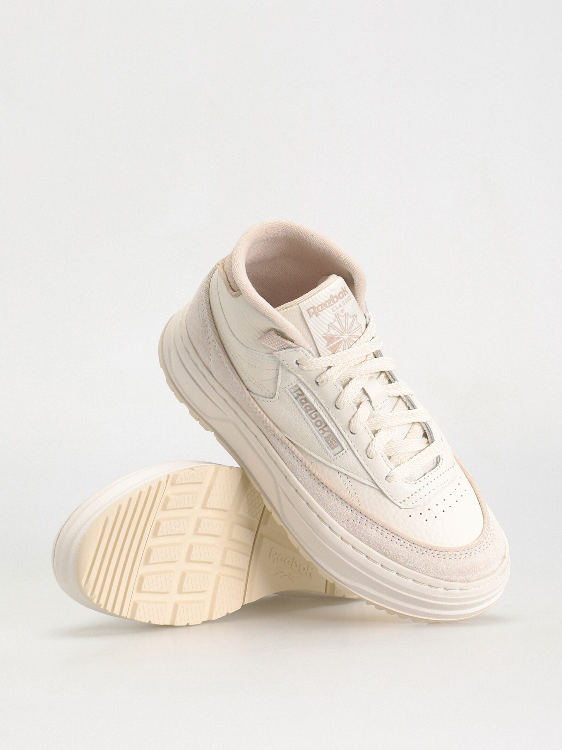 Reebok Club C Geo Mid Shoes Wmn (chalk/alabas/modbei)