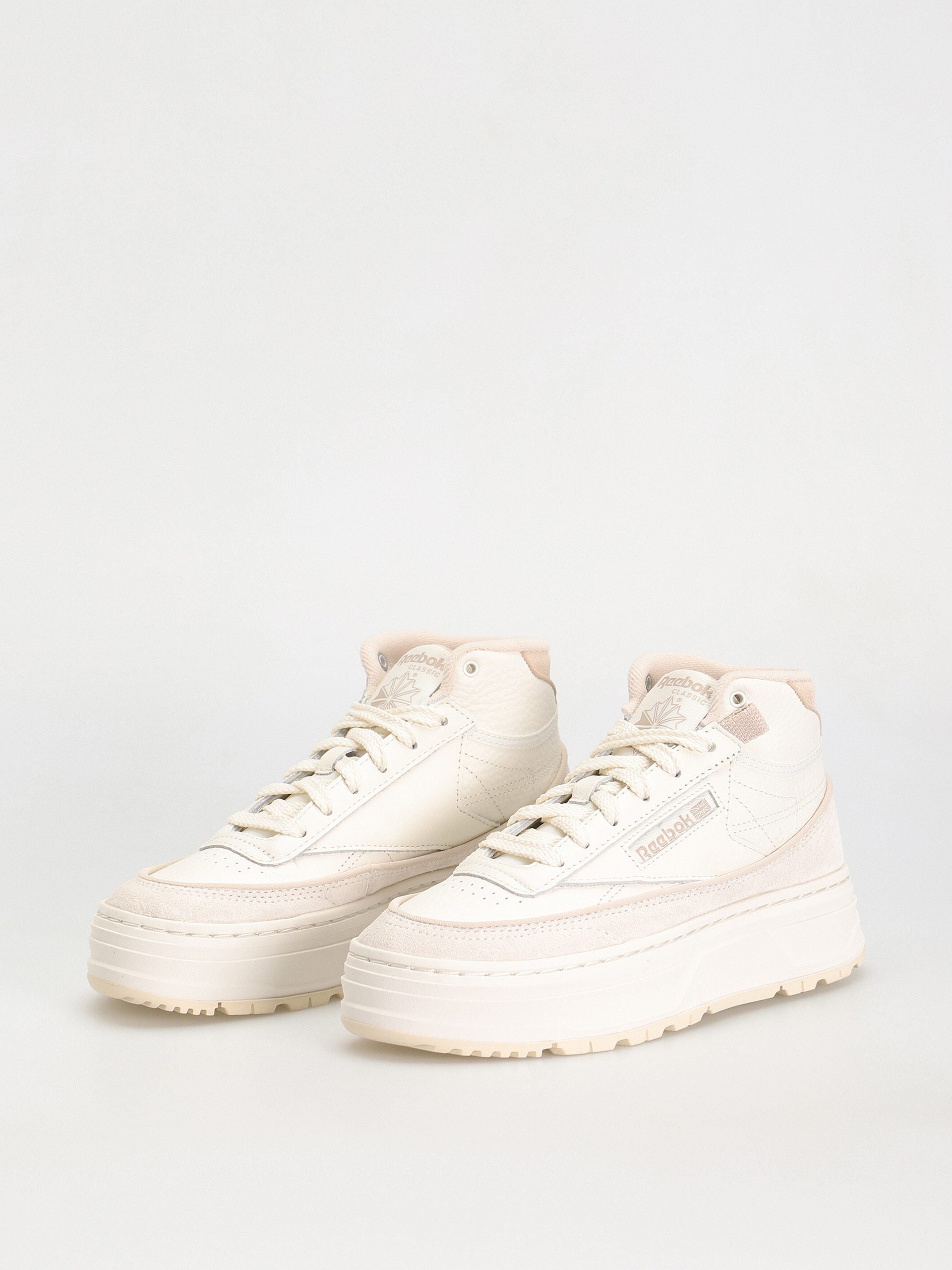 Reebok Club C Geo Mid Shoes Wmn (chalk/alabas/modbei)