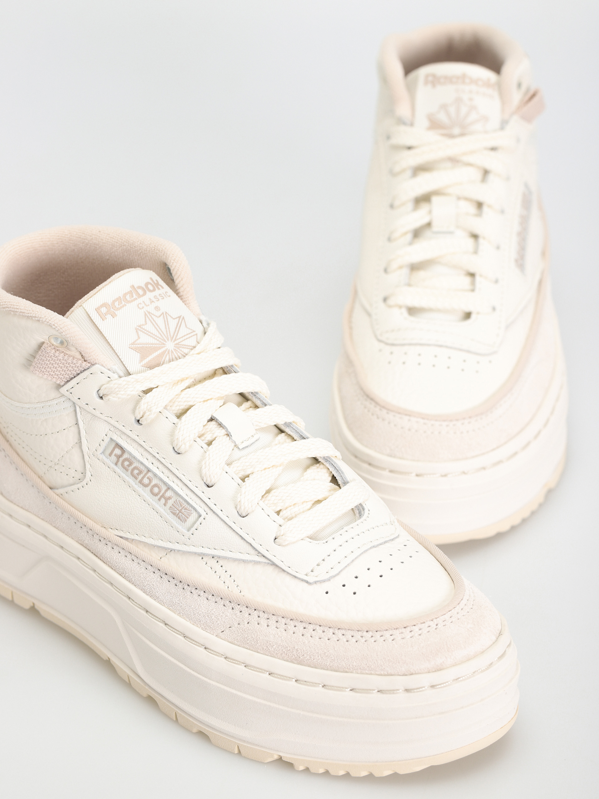 Reebok Club C Geo Mid Shoes Wmn (chalk/alabas/modbei)