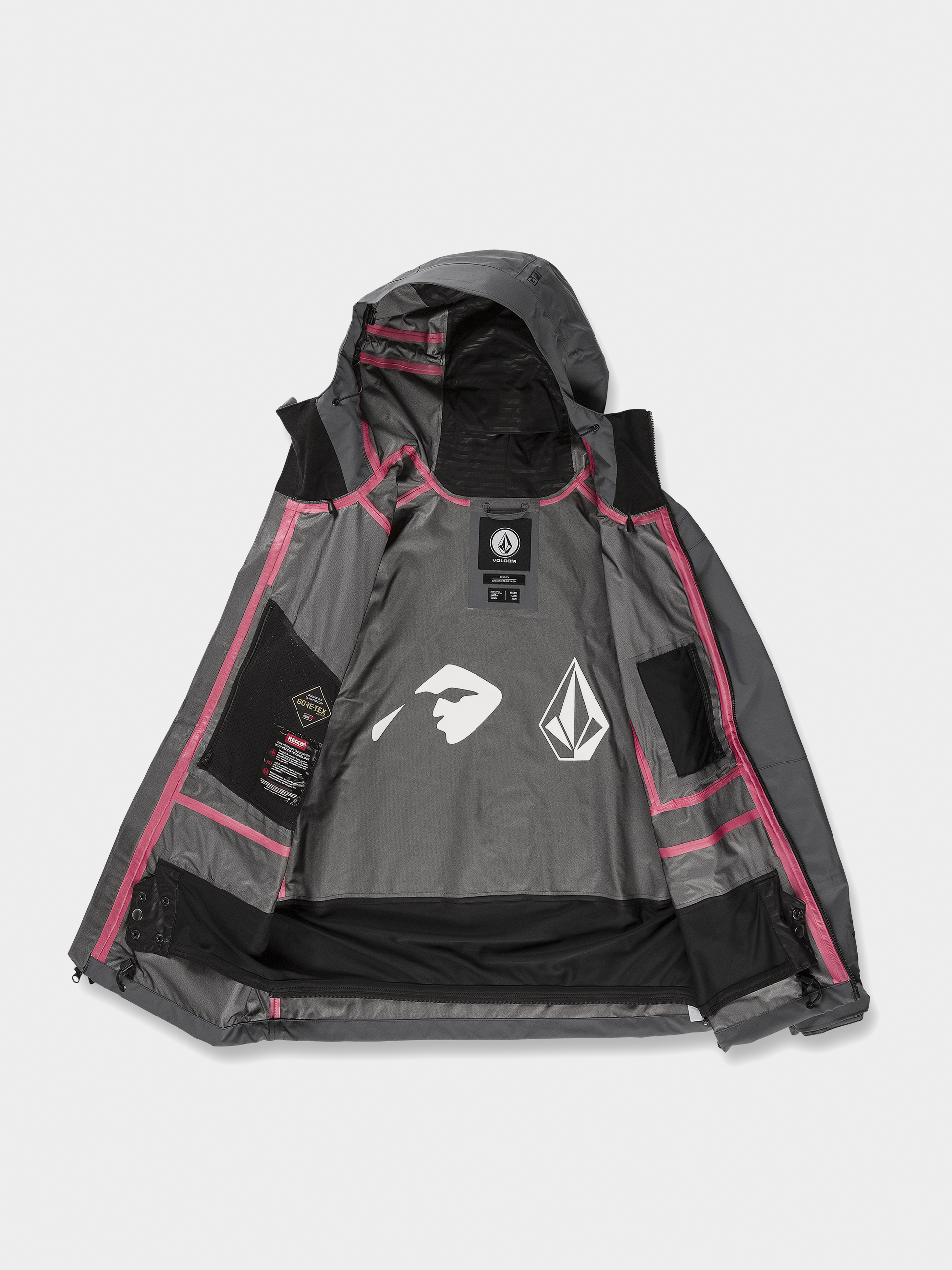 Mens Volcom Guide Gore Tex Snowboard jacket (dark grey)