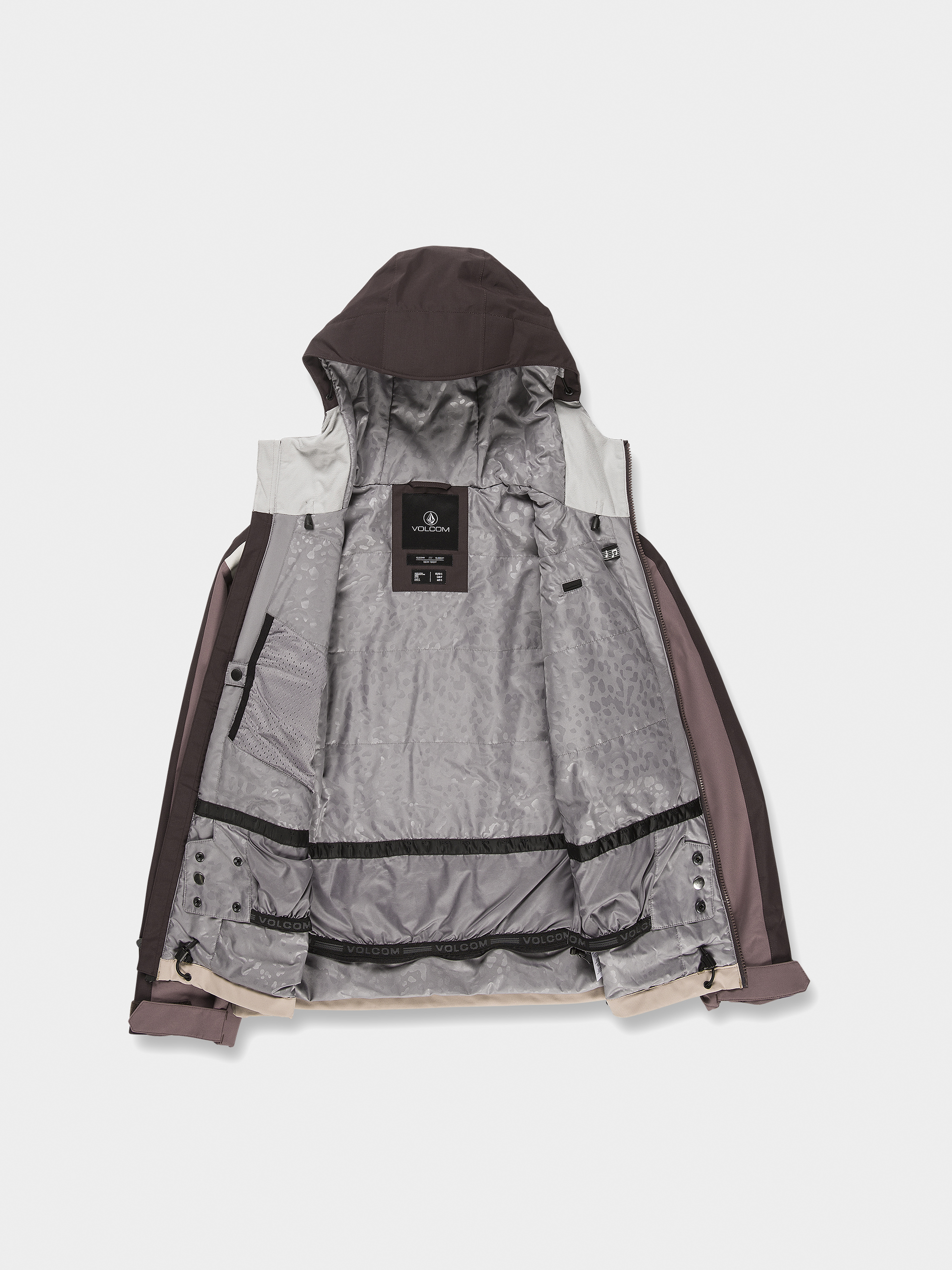 Womens Volcom Rossland Ins Snowboard jacket (sand)