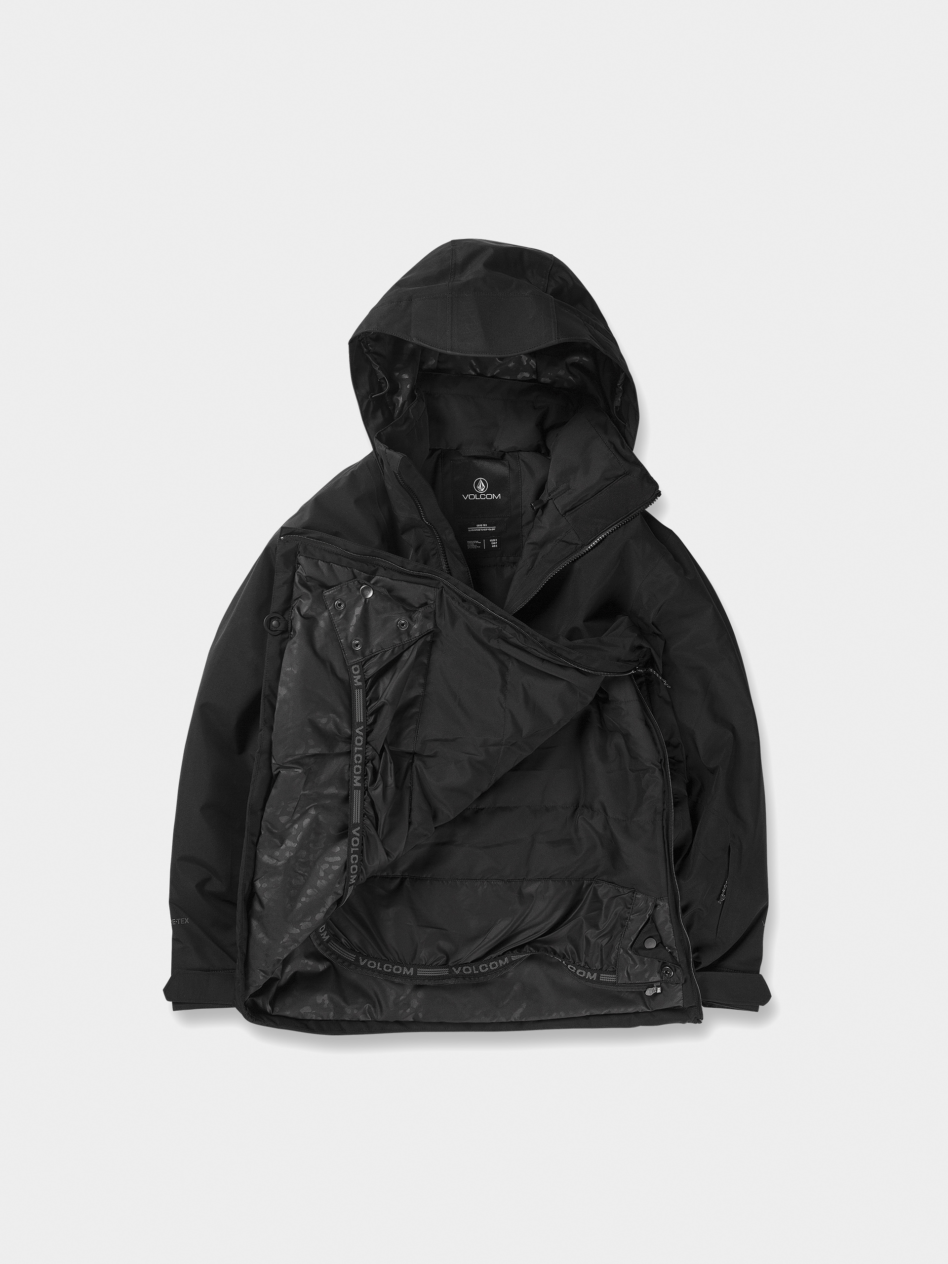 Womens Volcom Fern Ins Gore Pullover Snowboard jacket (black)