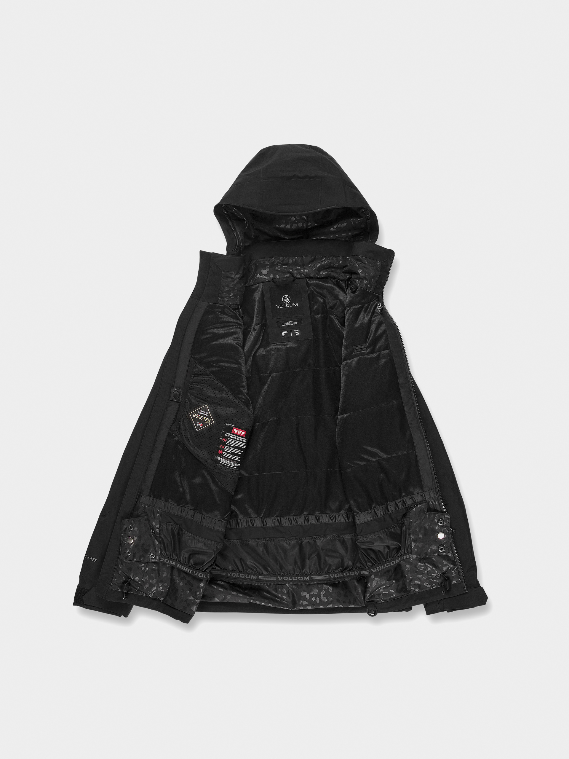 Womens Volcom Fern Ins Gore Pullover Snowboard jacket (black)