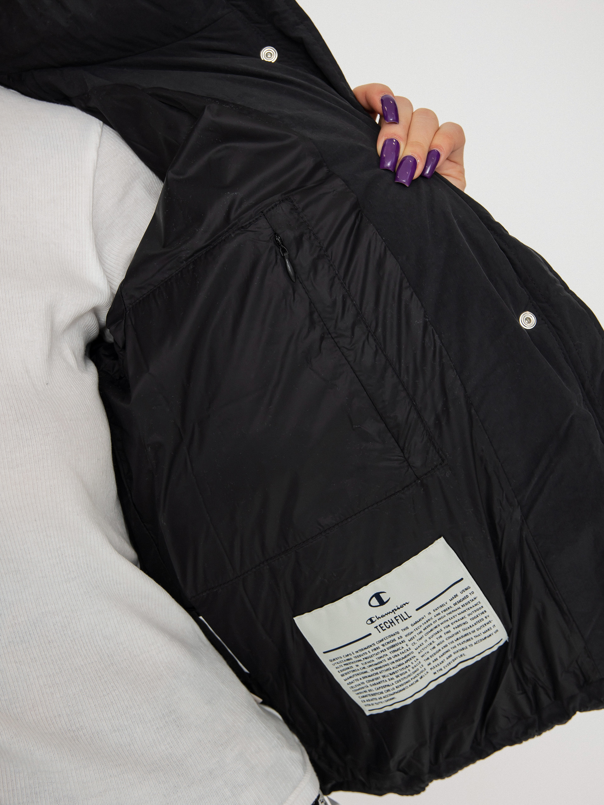 Champion Hooded Jacket 115758 Jacke Wmn (nbk)