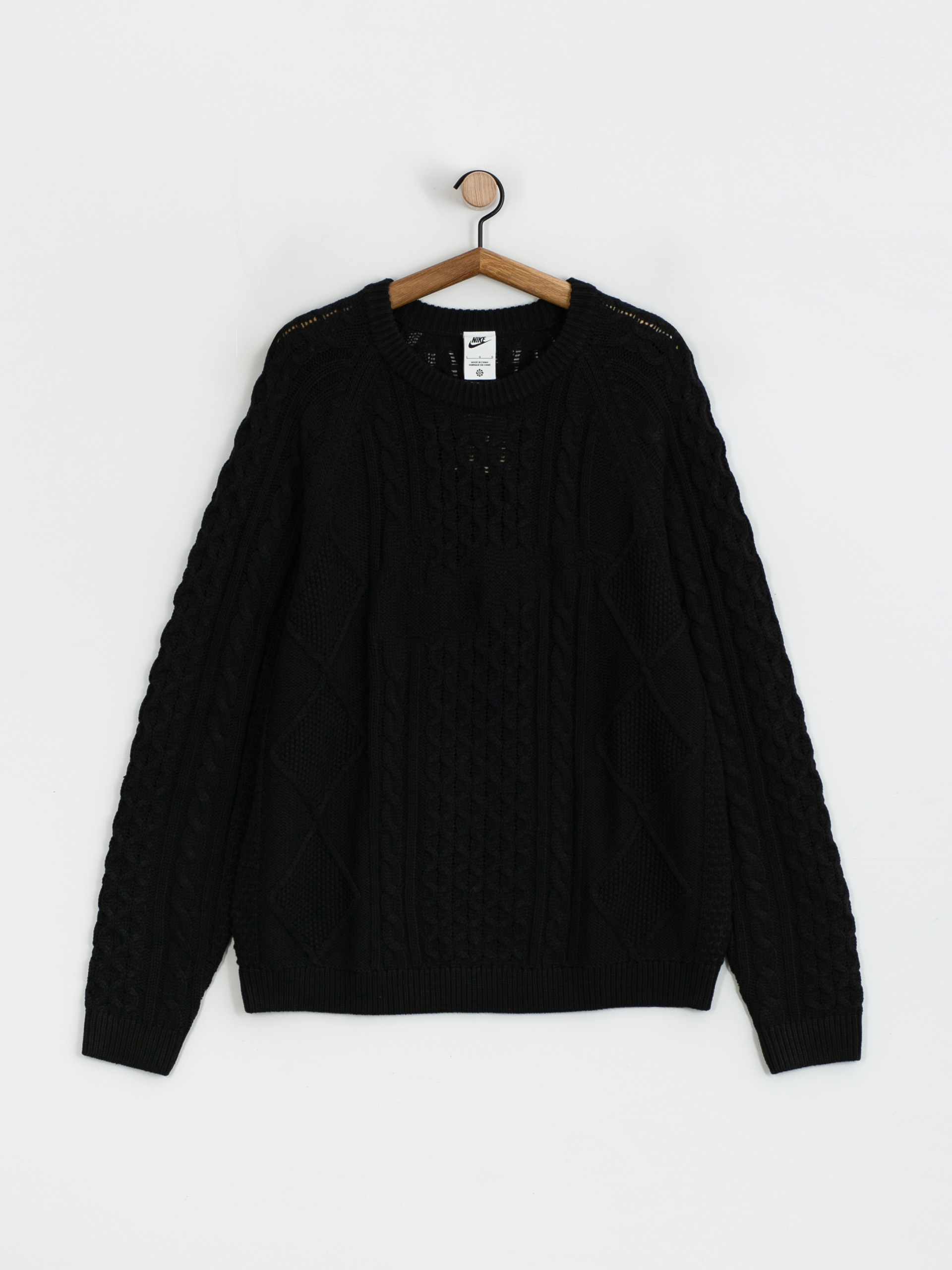 Nike SB Cable Knit Sweater - black (black)