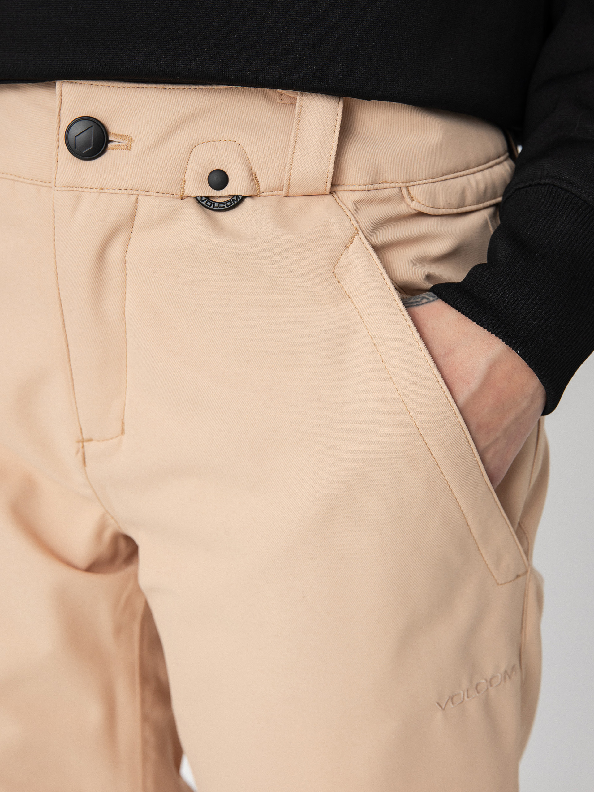 Womens Volcom Frochickie Ins Snowboard pants (sand)