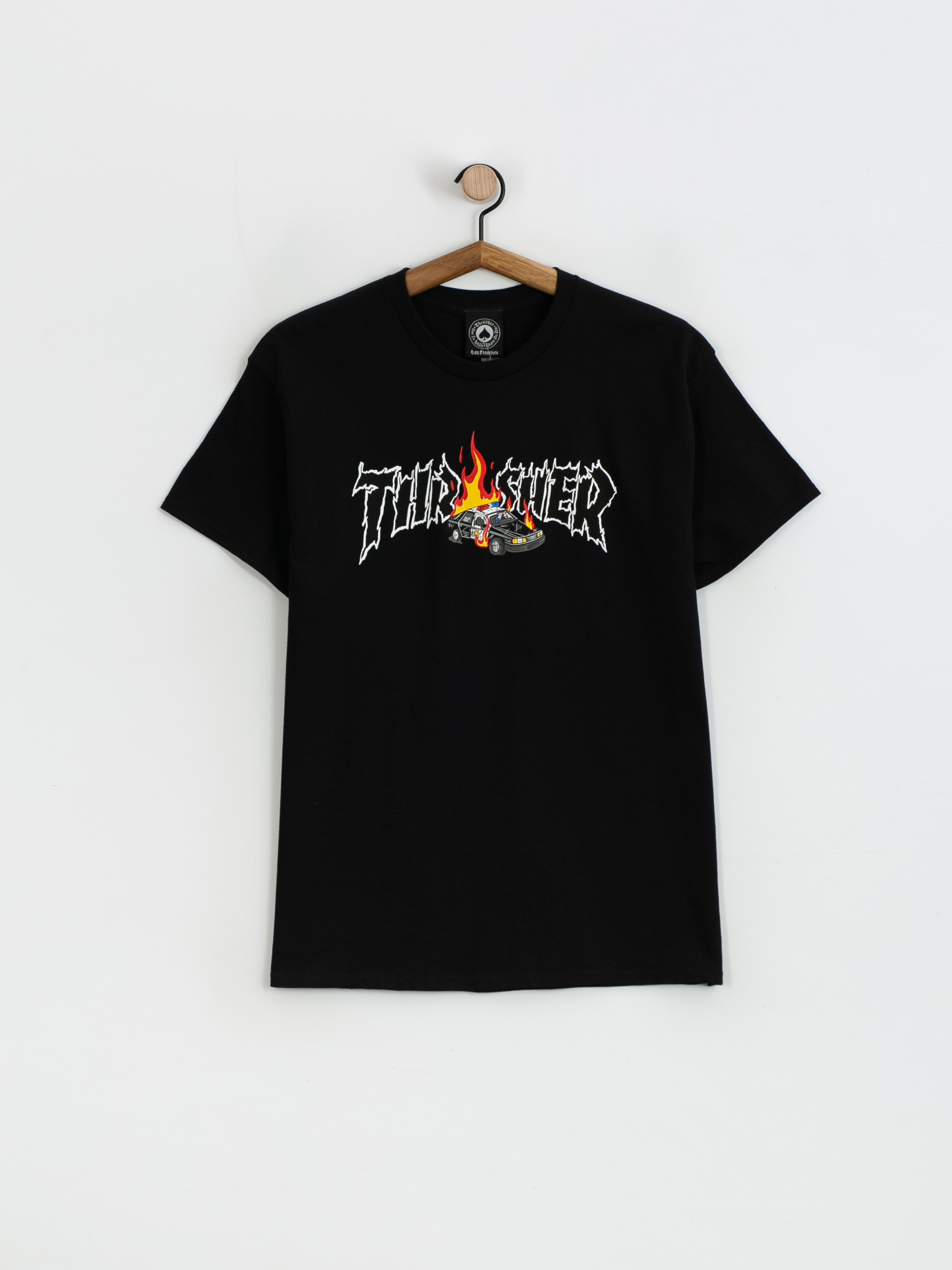 thrasher cop car shirt