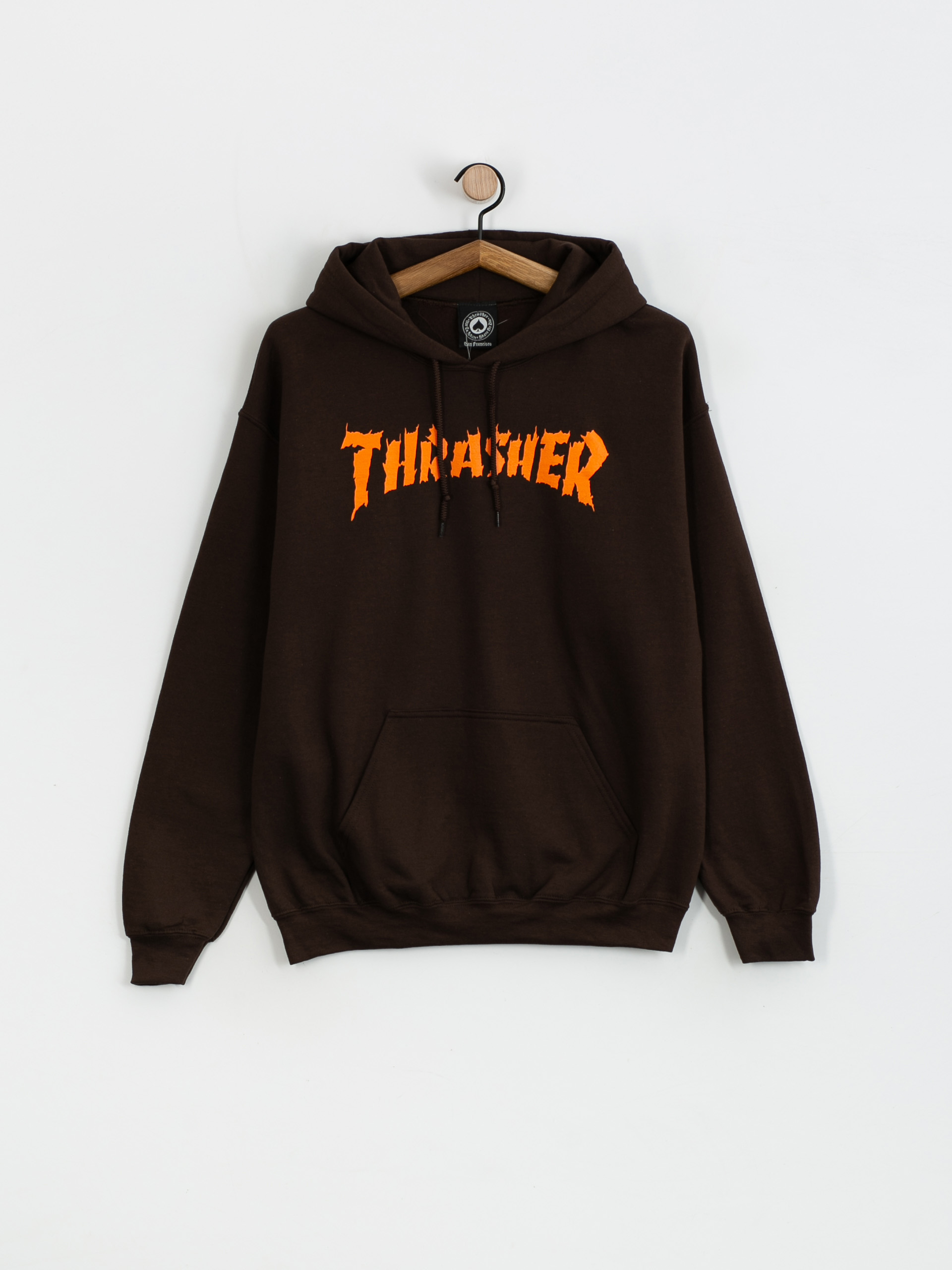 Thrasher Burn It Down HD Hoodie (dark chocolate)