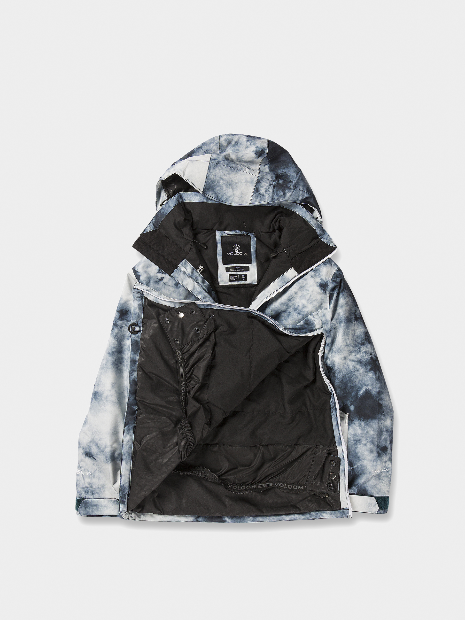 Womens Volcom Fern Ins Gore Pullover Snowboard jacket (storm tie dye)