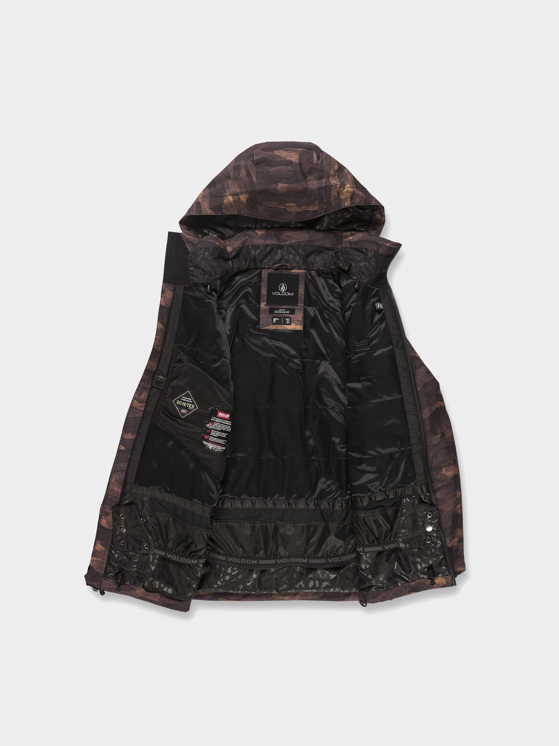 Damen Volcom 3D Stretch Gore Snowboardjacke (dusk camo)
