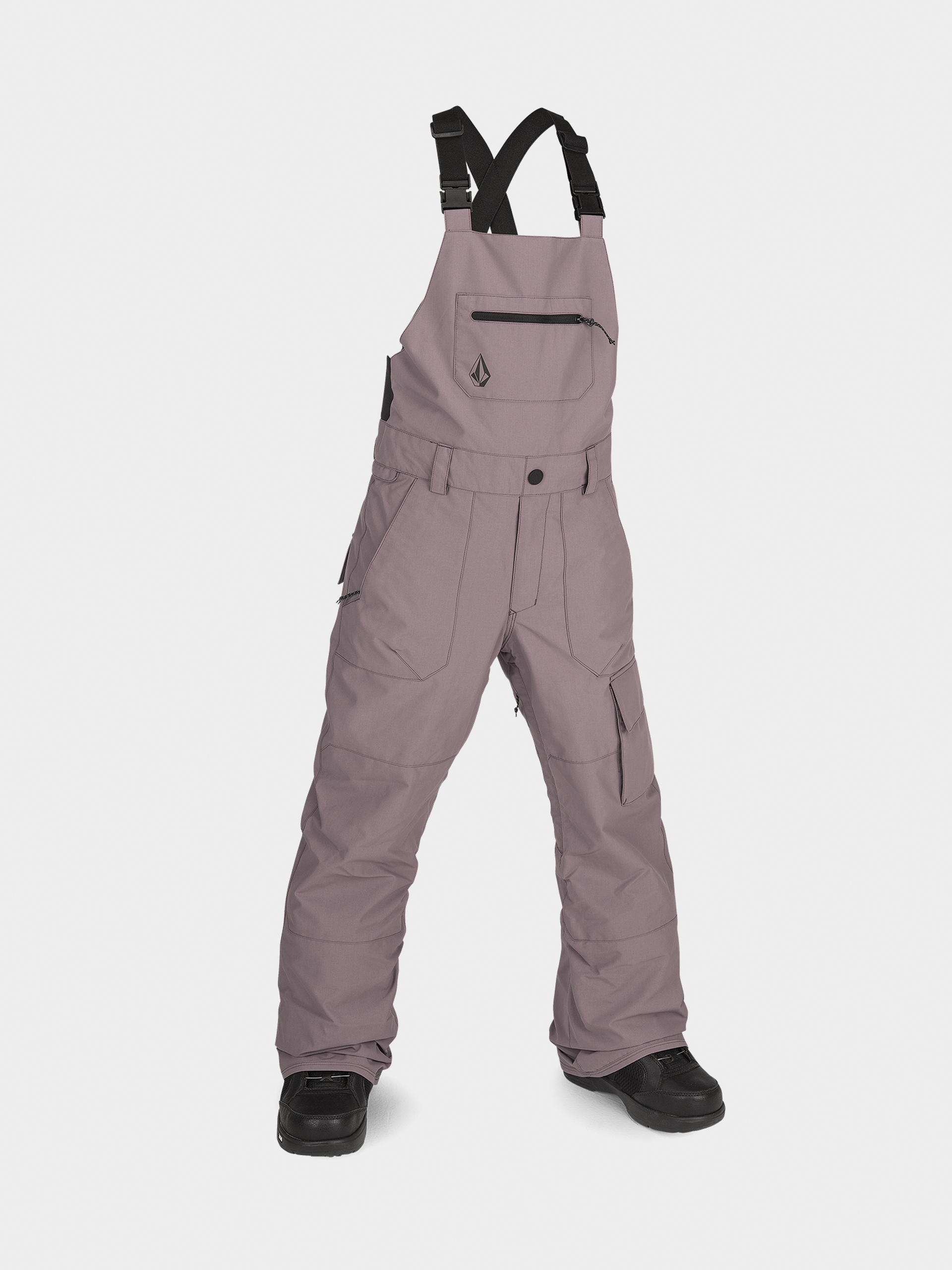 Volcom Barkley Ins Bib Overall JR Snowboardhose (rosewood)