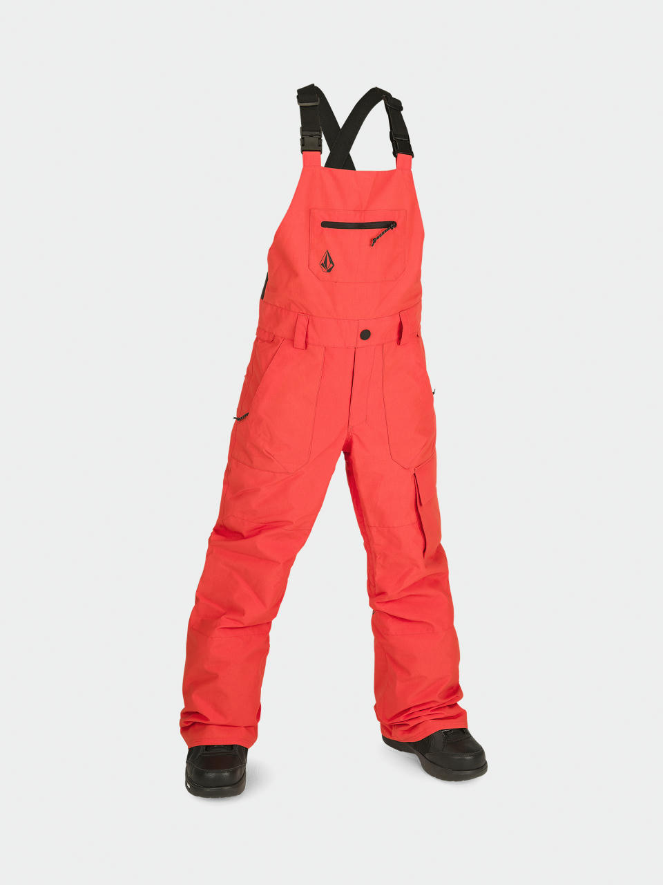 Volcom Barkley Ins Bib Overall JR Snowboardhose (orange shock)