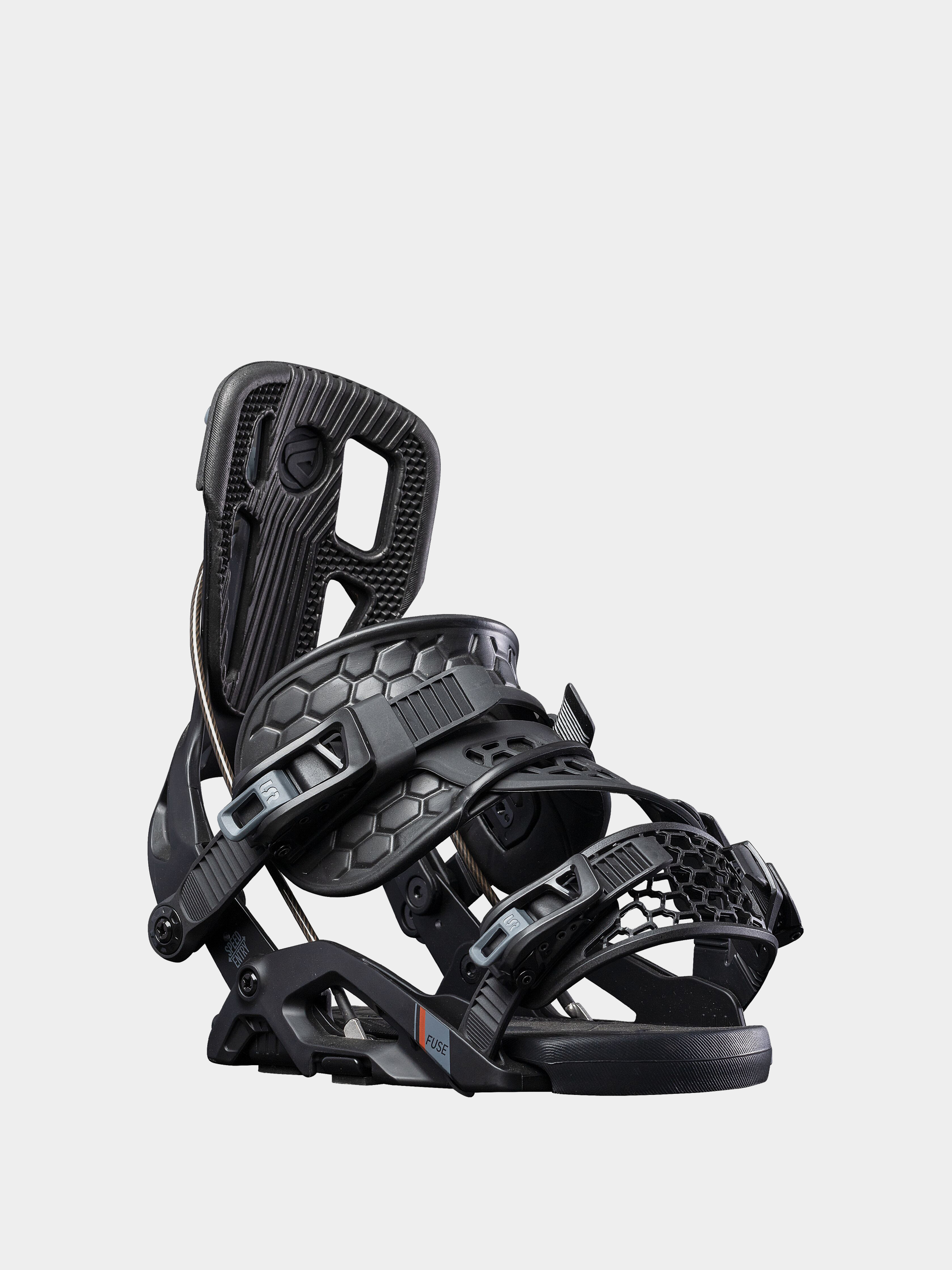 Mens Flow Fuse Hybrid Snowboard bindings (black)