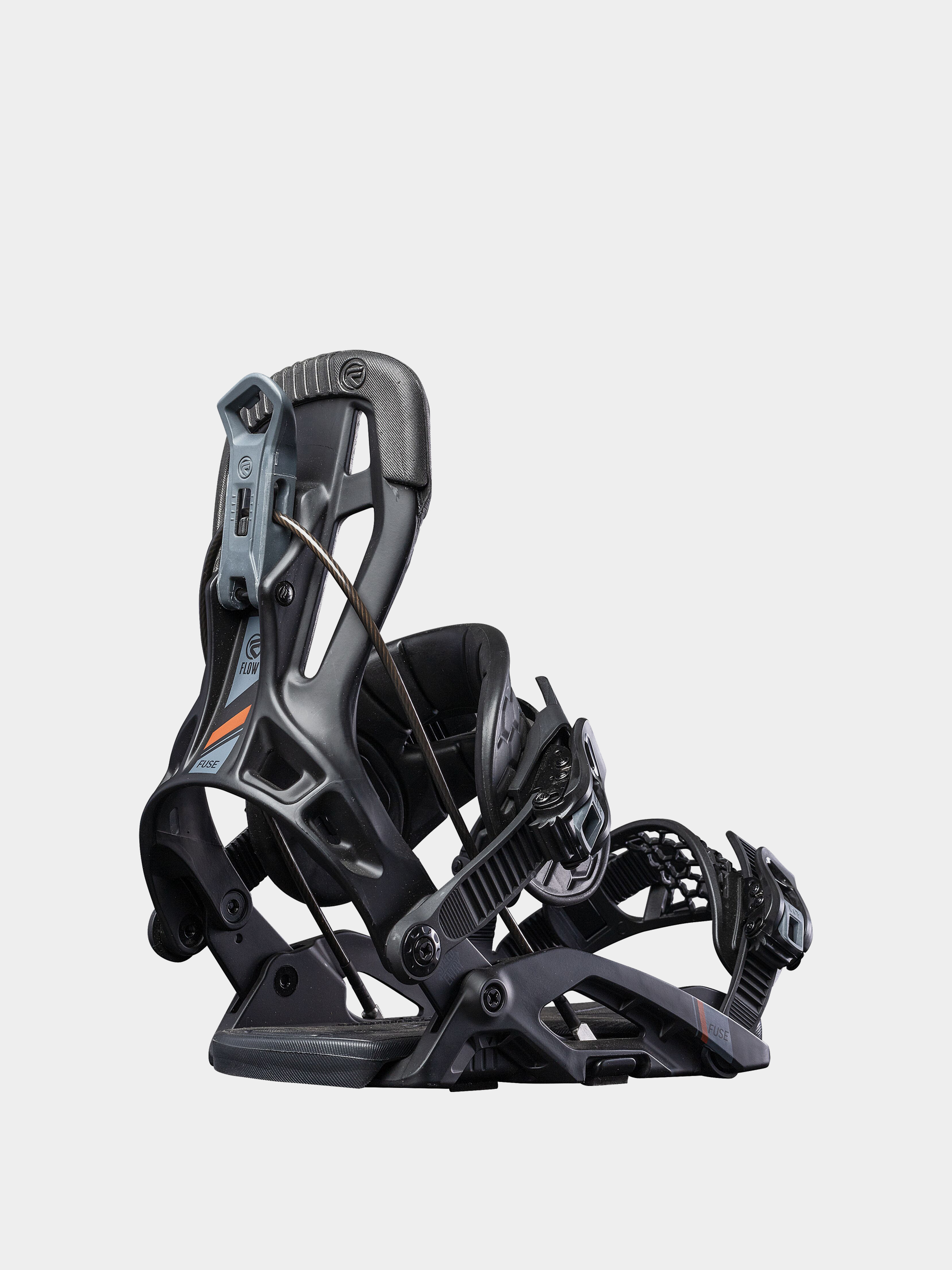 Mens Flow Fuse Hybrid Snowboard bindings (black)