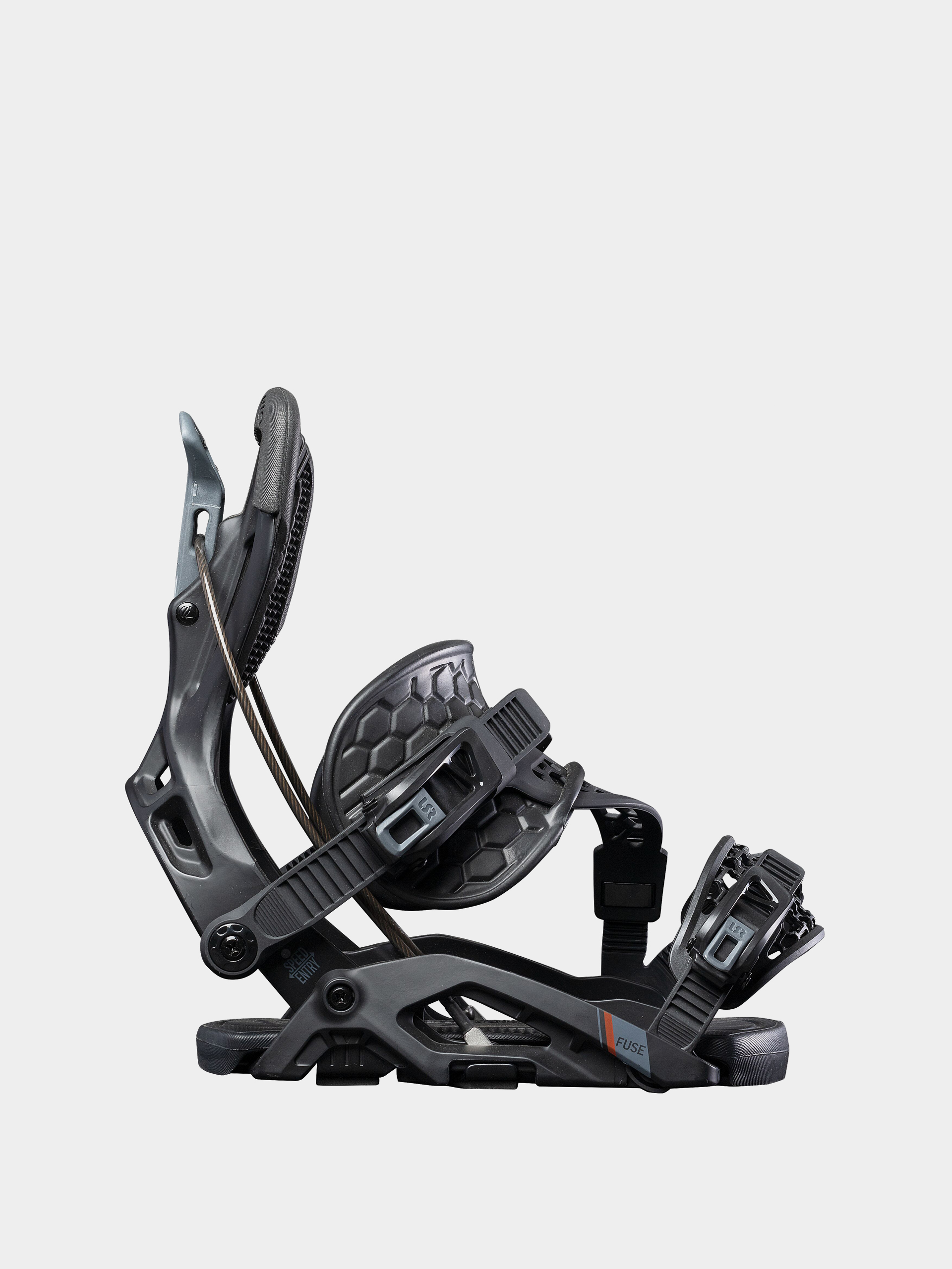 Mens Flow Fuse Hybrid Snowboard bindings (black)