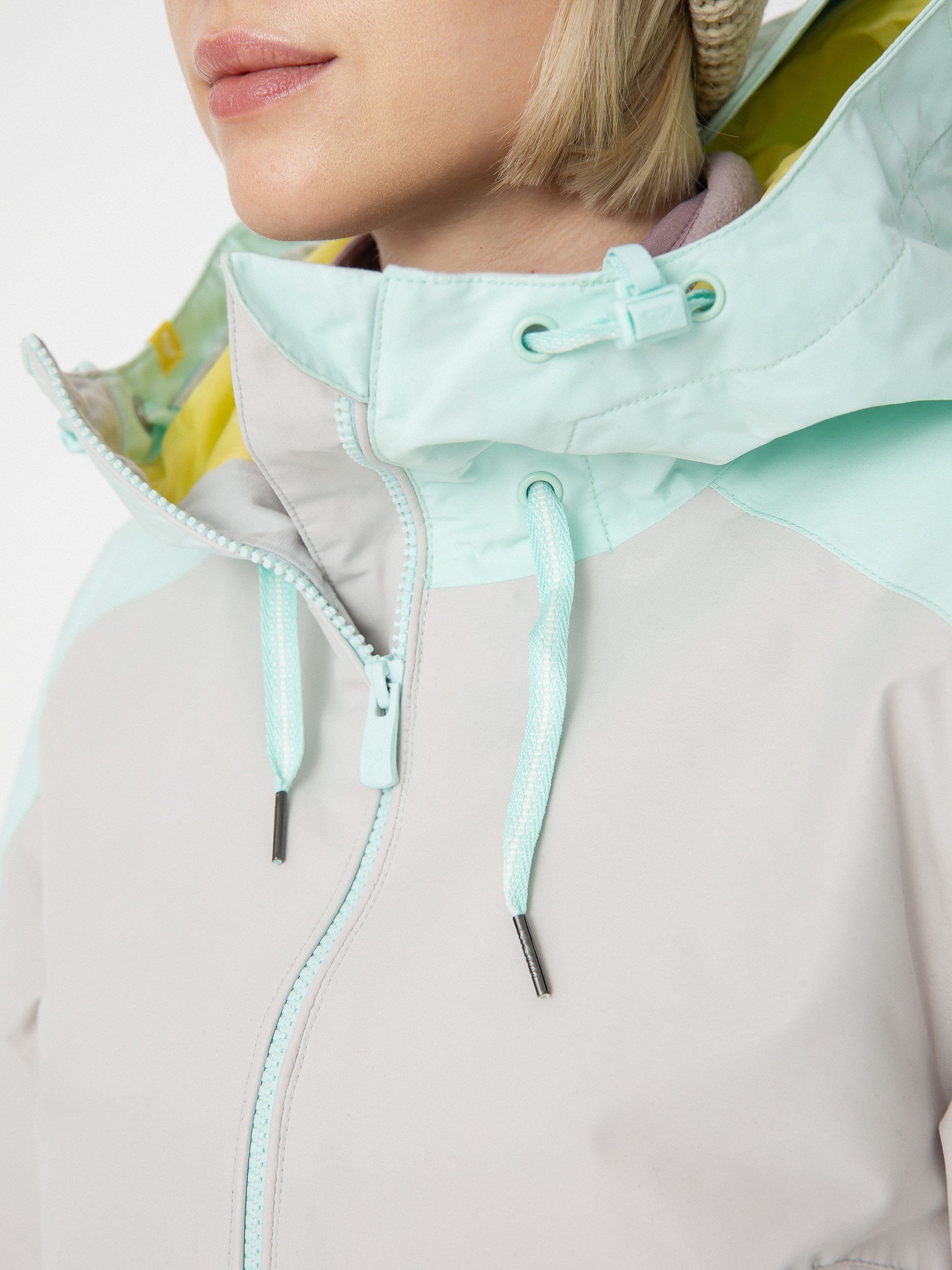 Womens Roxy Ravine Hoodie Snowboard jacket (gray violet)