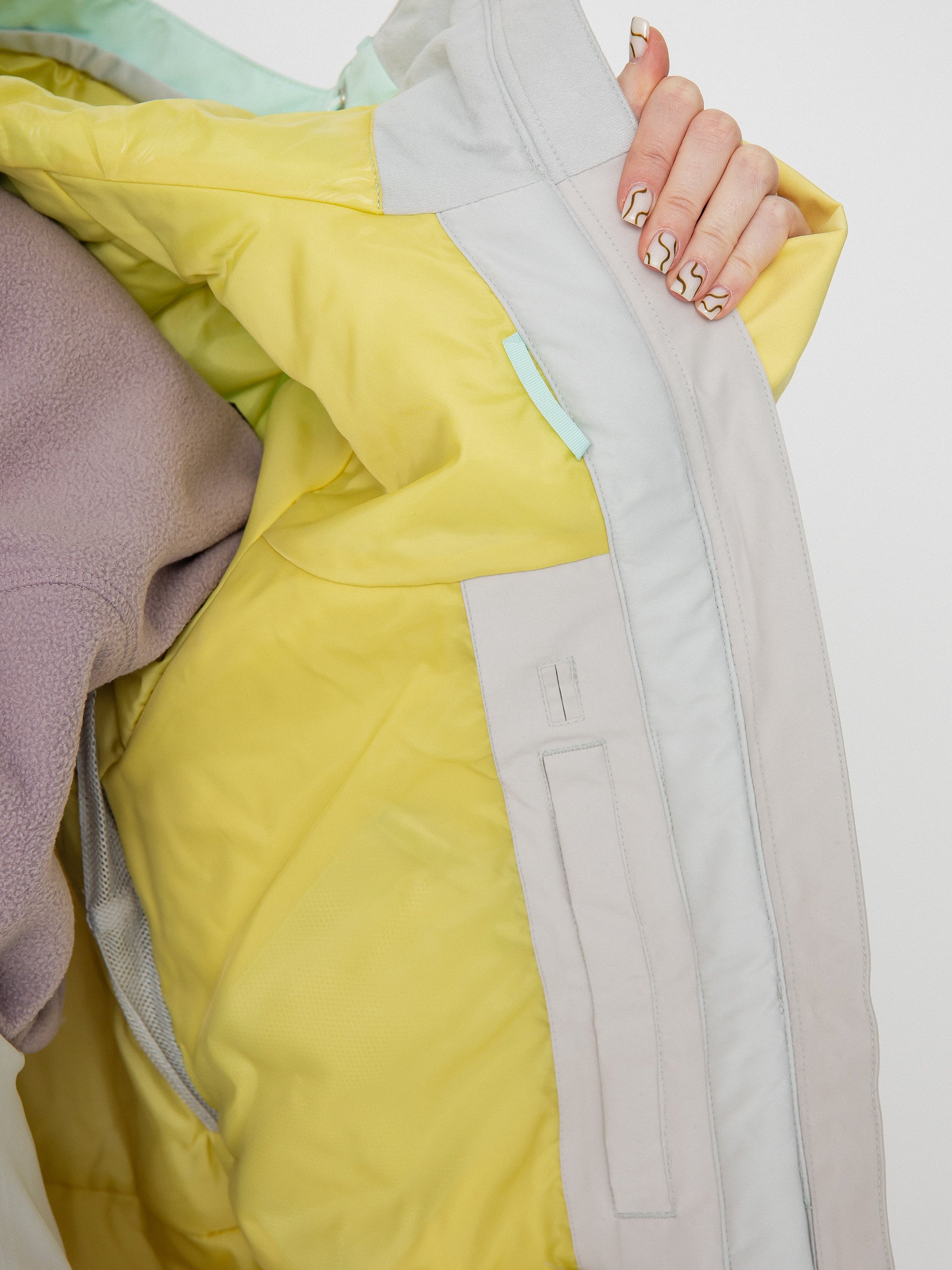 Damen Roxy Ravine Hoodie Snowboardjacke (gray violet)