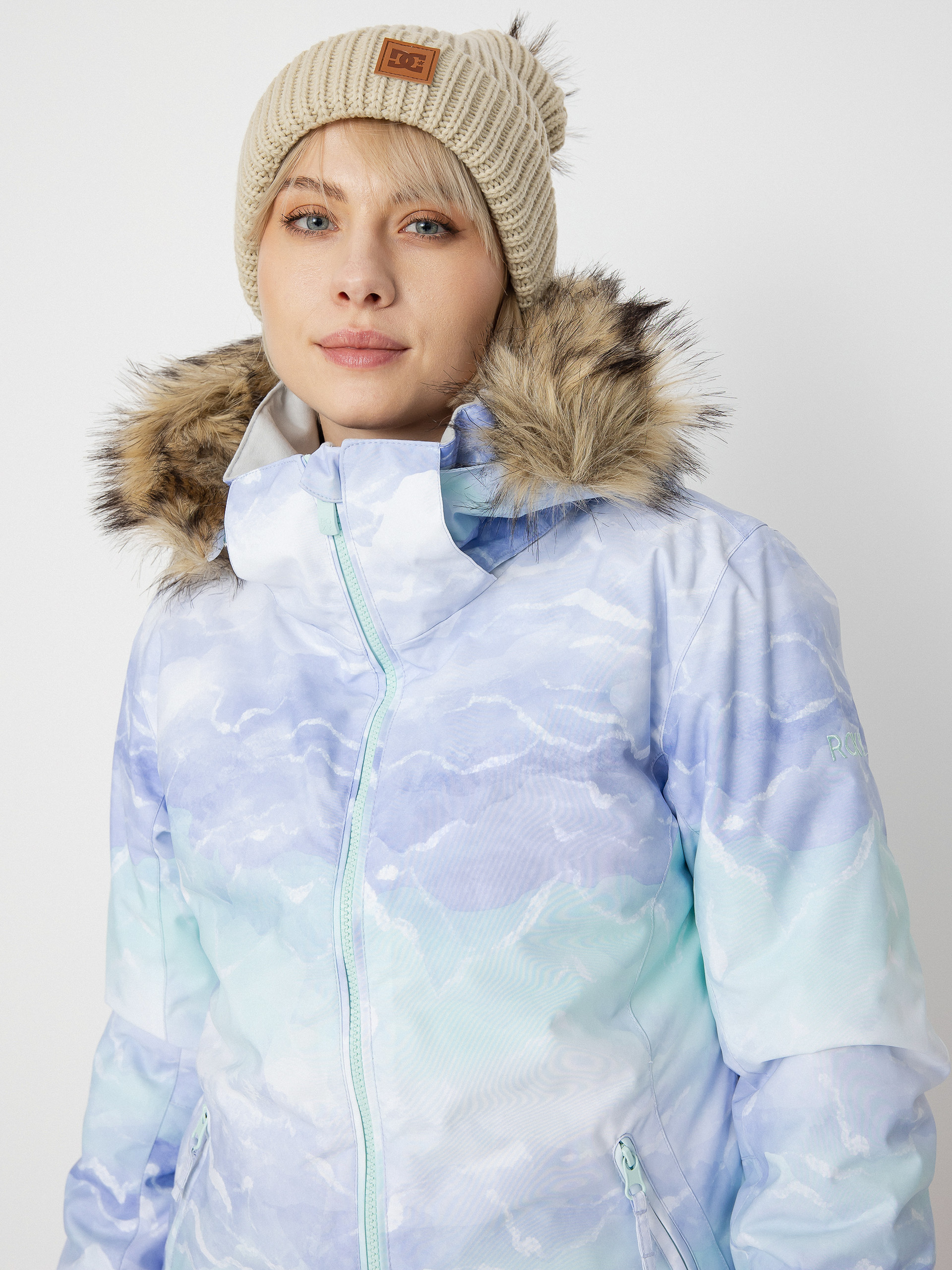 Womens Roxy Jet Ski Se Snowboard jacket (fair aqua seous)