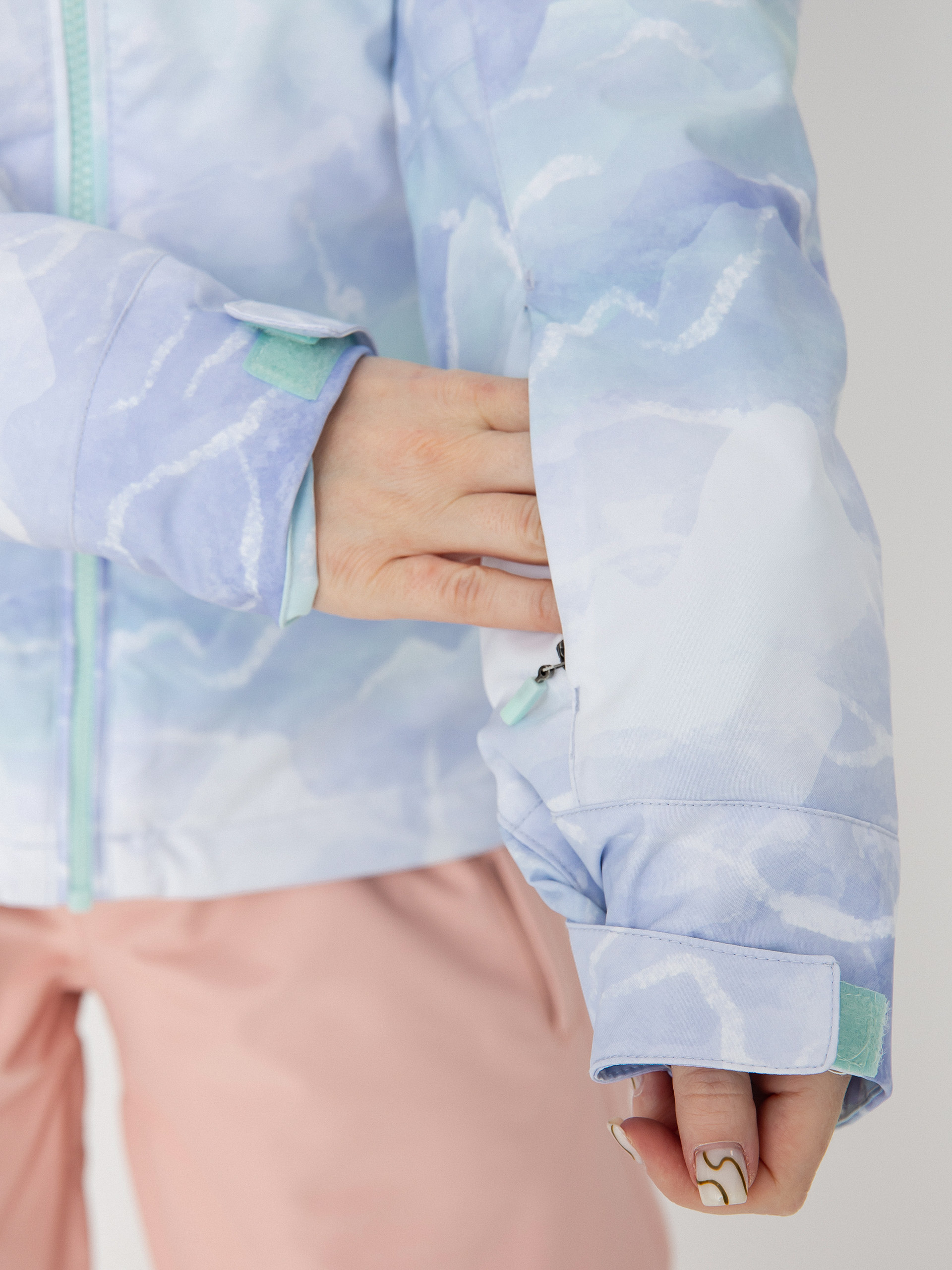 Womens Roxy Jet Ski Se Snowboard jacket (fair aqua seous)