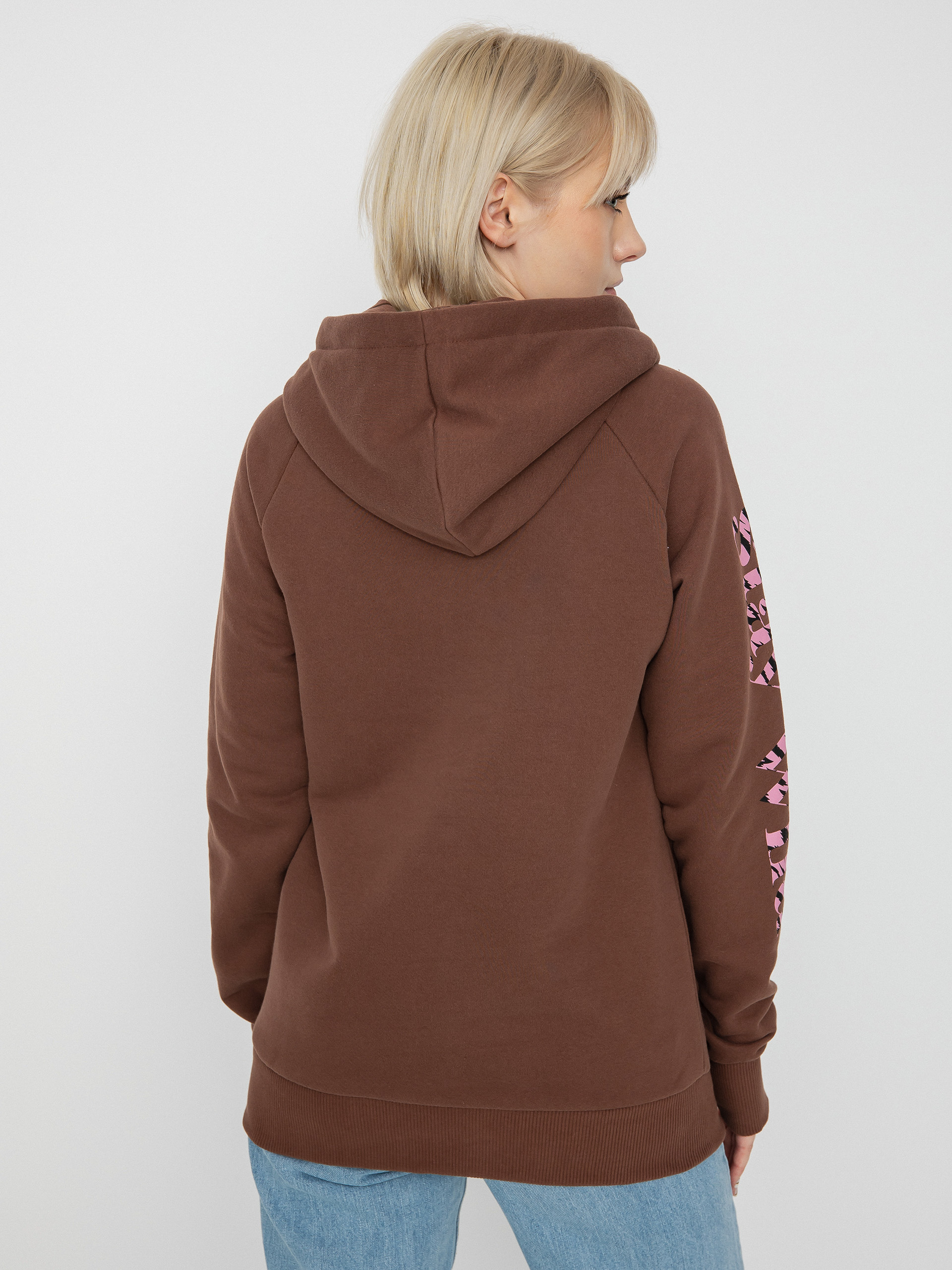 Obey olde rose maroon hoodie best sale