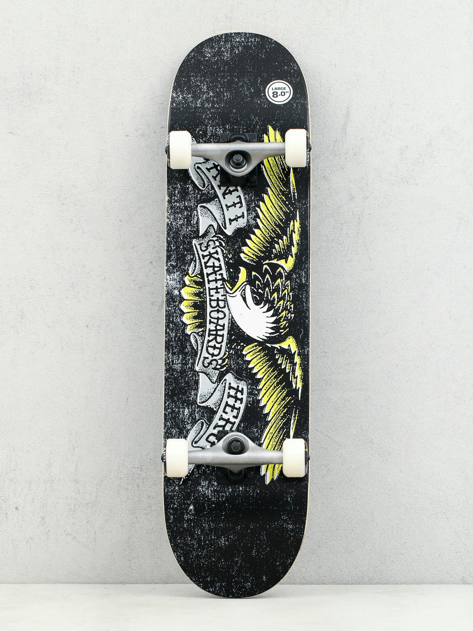 Antihero Misregistration Skateboard (black)